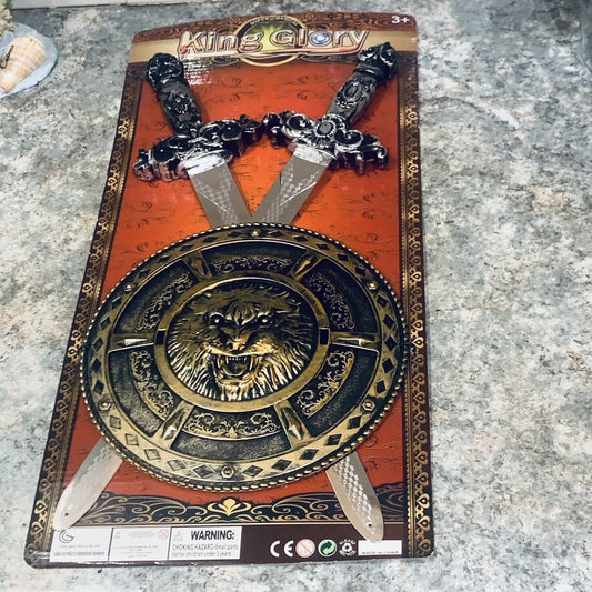 Toy SWORDS Knight Crusader Shield Kids Boys 50cm Costume Weapon Medieval #2 NEW