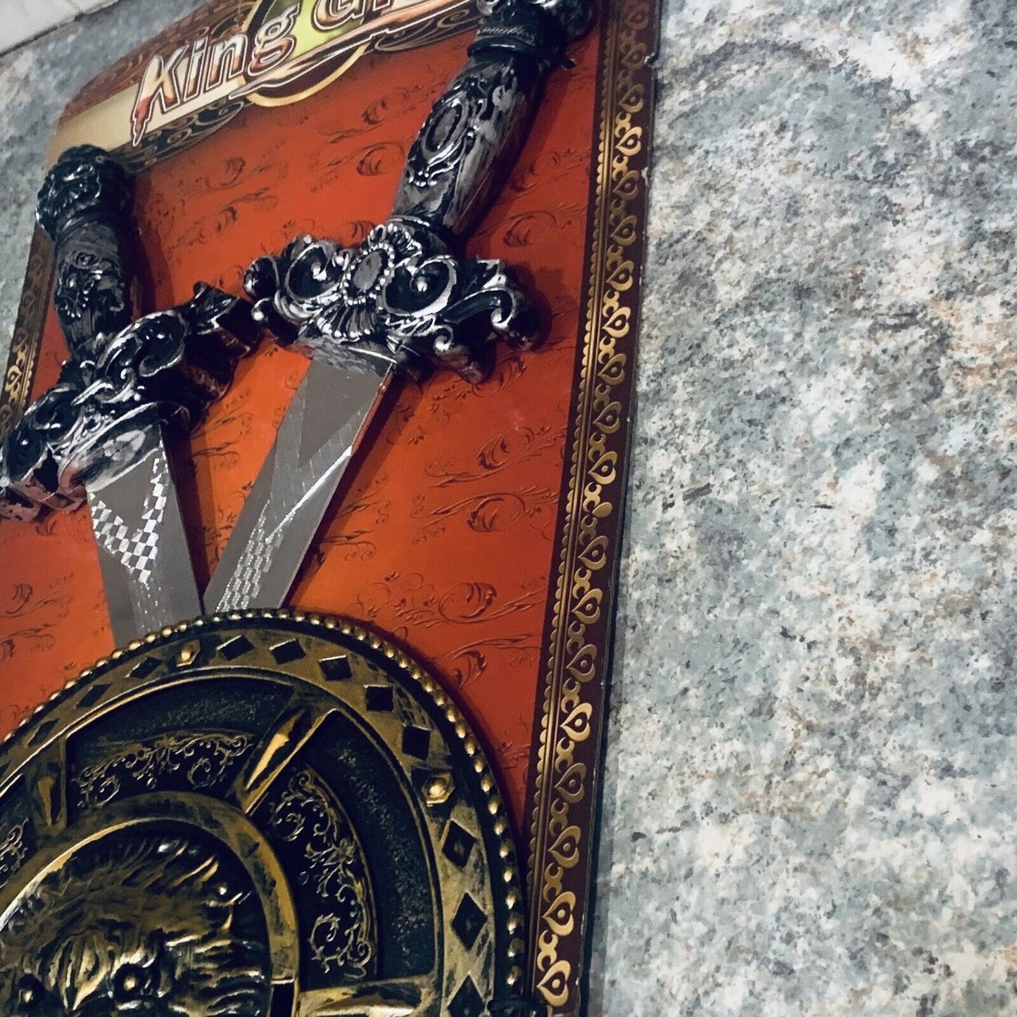 Toy SWORDS Knight Crusader Shield Kids Boys 50cm Costume Weapon Medieval #2 NEW