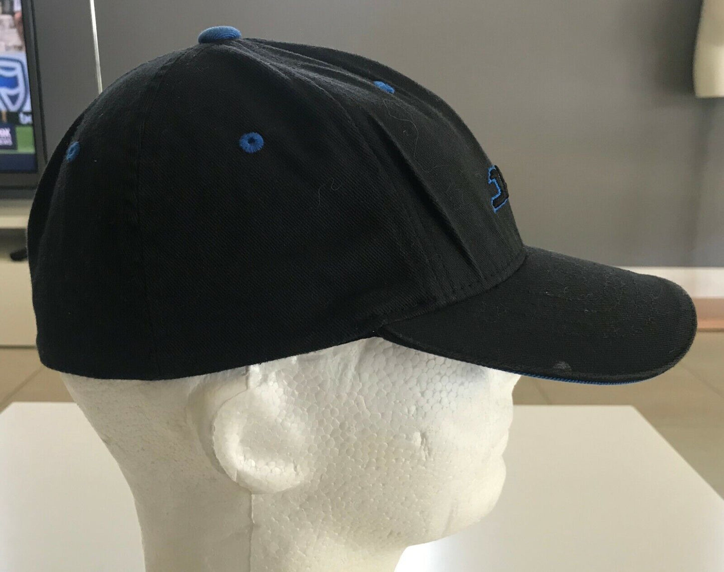 JACKS SURFBOARDS Cap Boys Black & Blue Trim Snap Back Hat Baseball Truckers