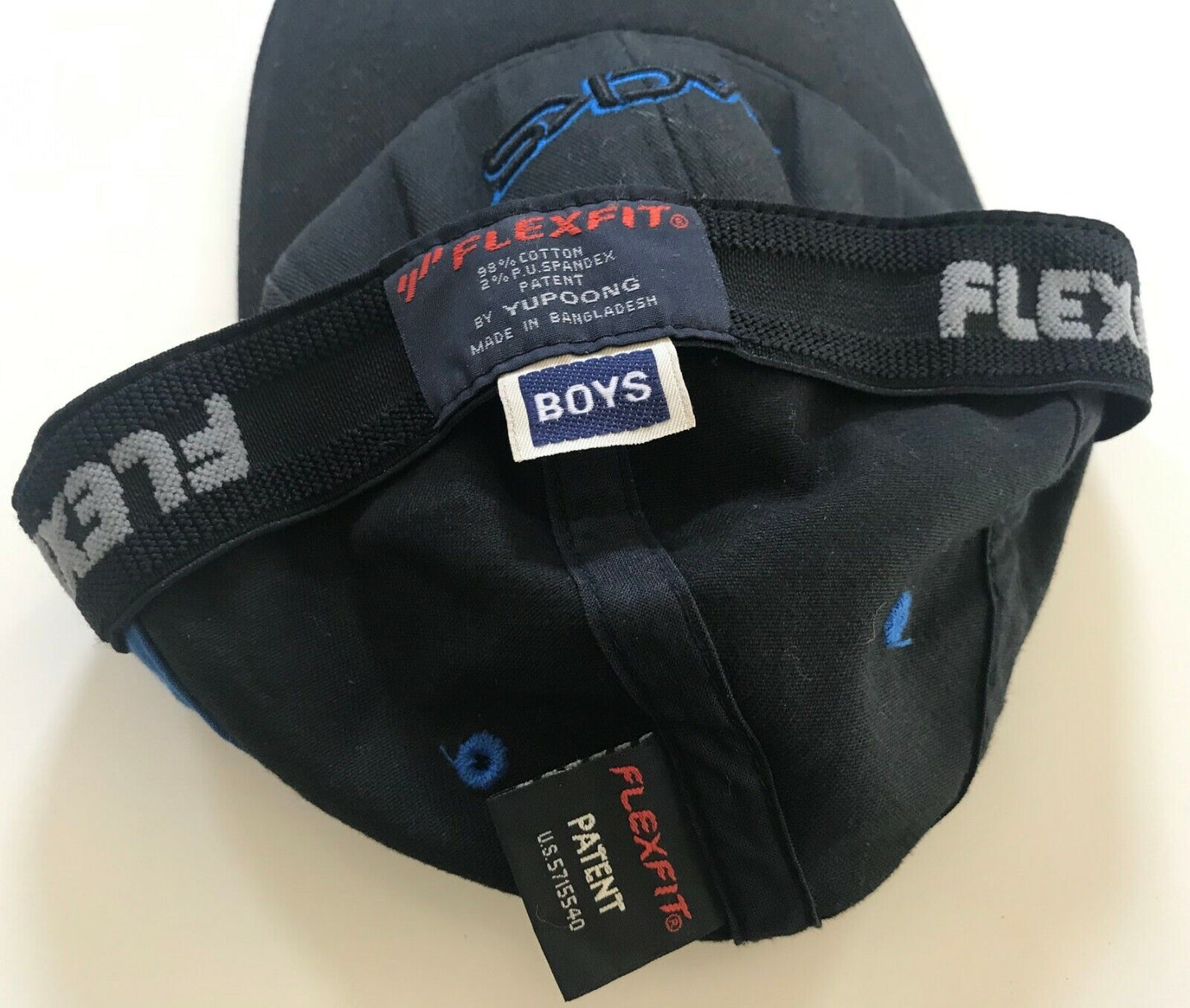 JACKS SURFBOARDS Cap Boys Black & Blue Trim Snap Back Hat Baseball Truckers