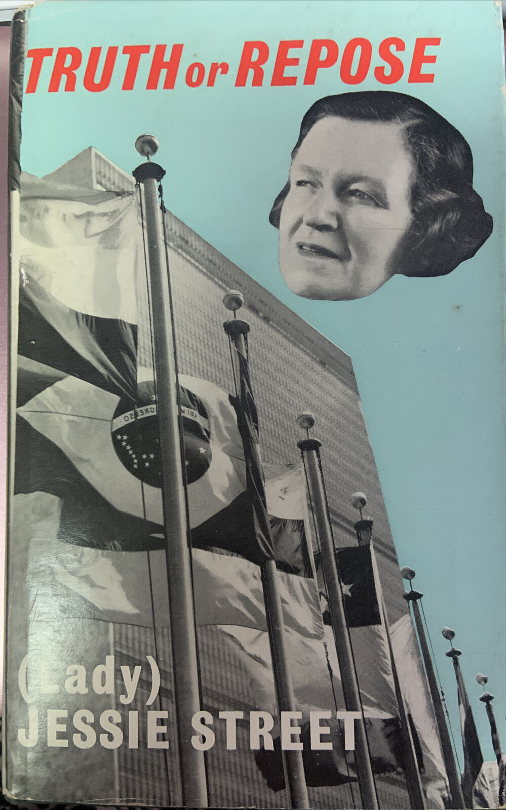 JESSIE STREET  Truth or Repose 1966 1st Edition HC Book DJ Women Equality Status