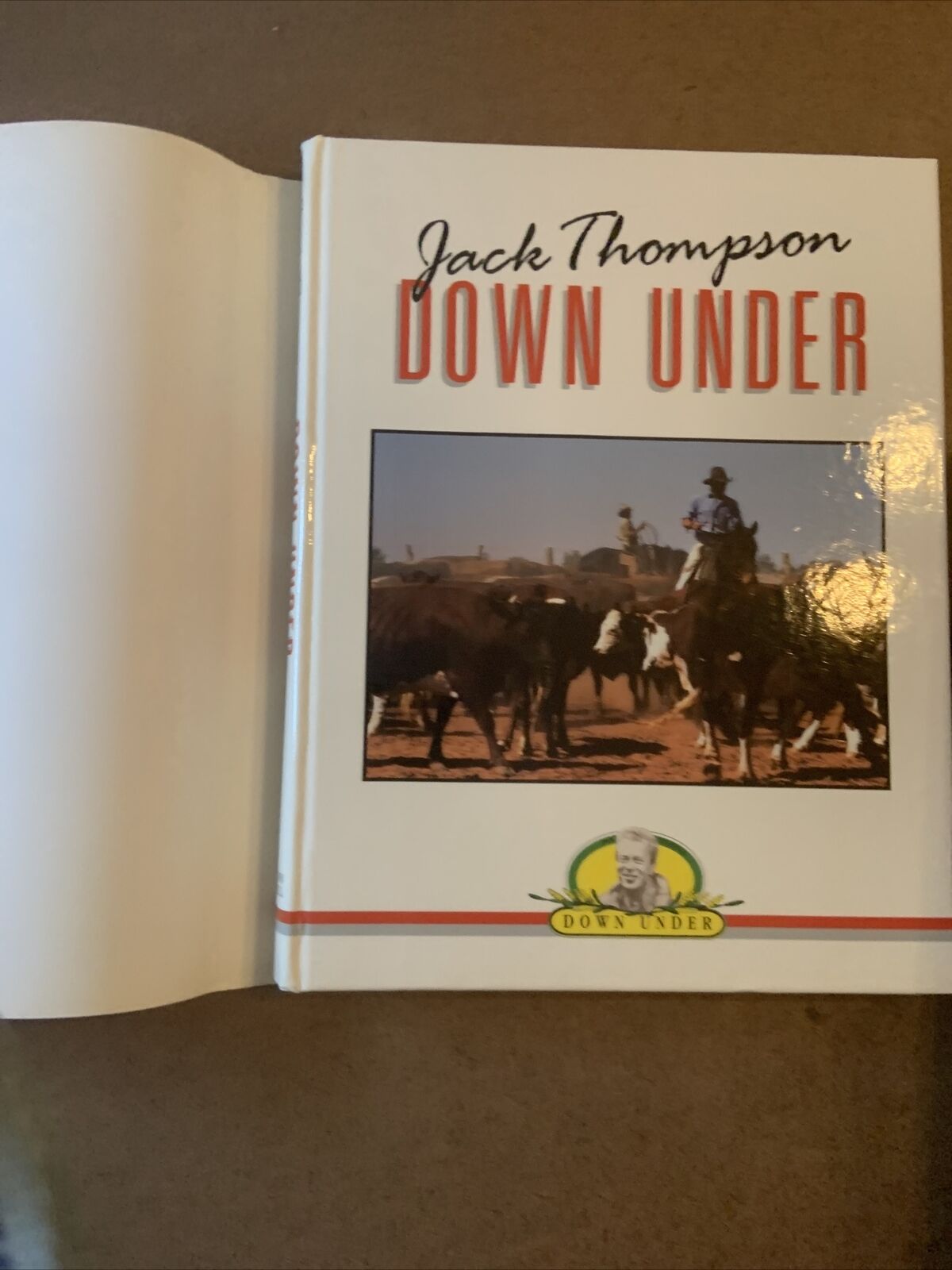 Jack Thompson DOWN UNDER Anne Matthews Coffee Table Book Large HC DJ