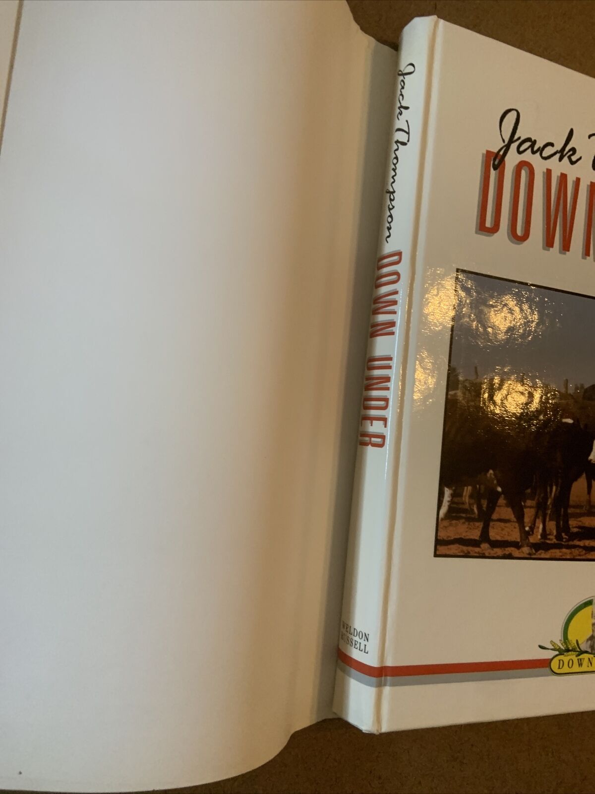 Jack Thompson DOWN UNDER Anne Matthews Coffee Table Book Large HC DJ