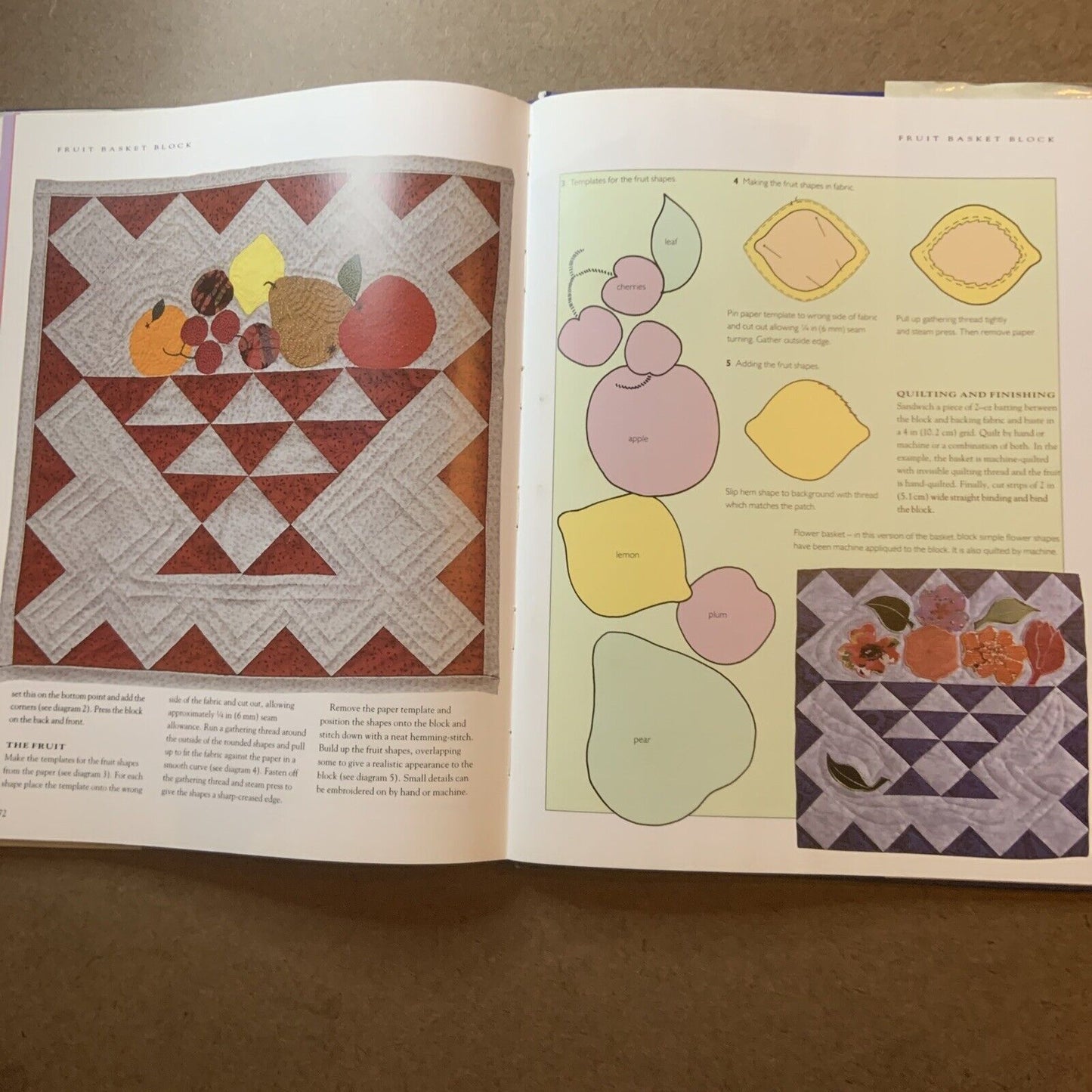 The Quilting & Patchwork Project Book Katherine Guerrier 20 Projects 1992 HC DJ