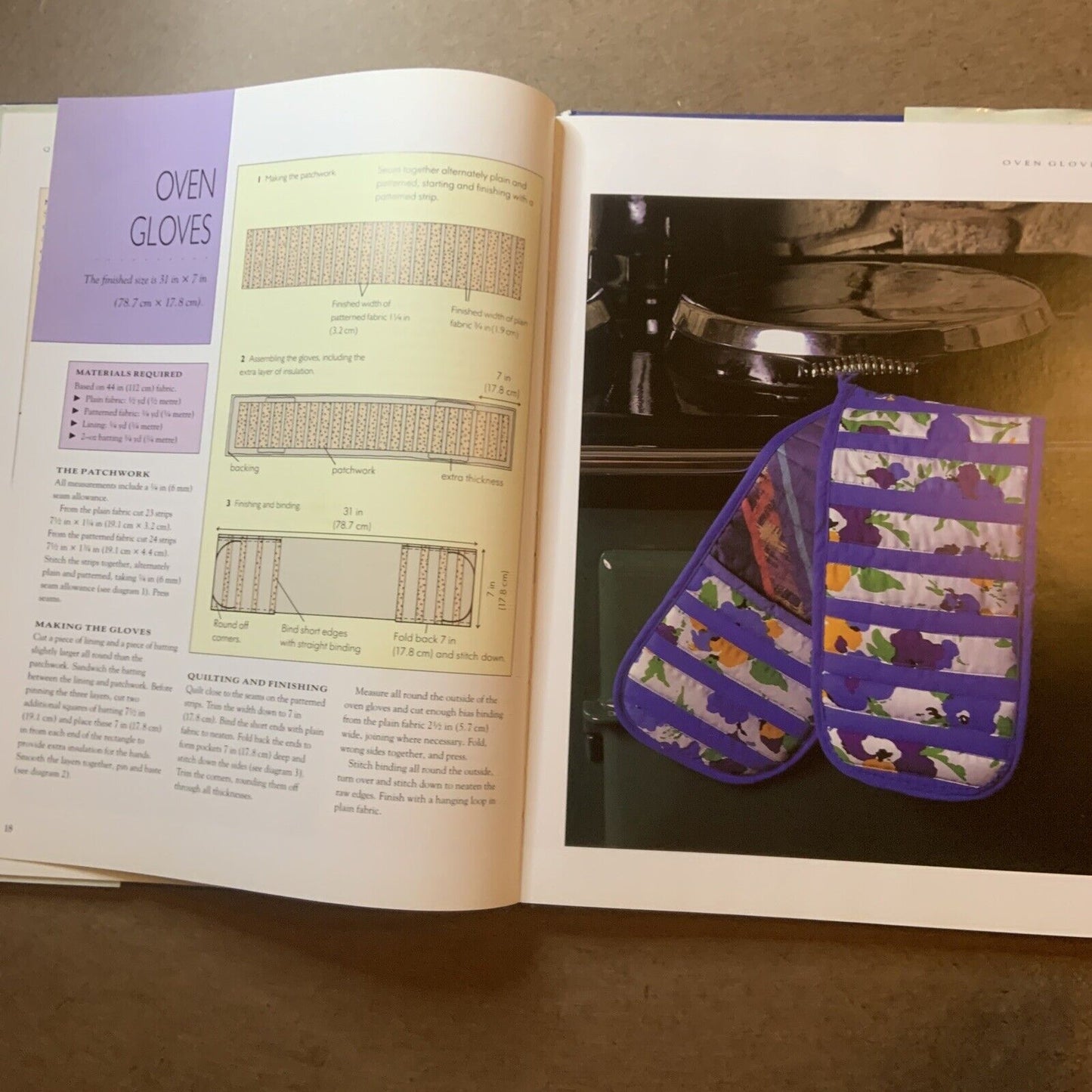 The Quilting & Patchwork Project Book Katherine Guerrier 20 Projects 1992 HC DJ