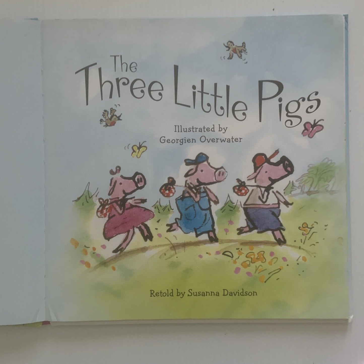 The Three Little Pigs Usborne Picture Storybook S Davidson G Overwater 2008 HC