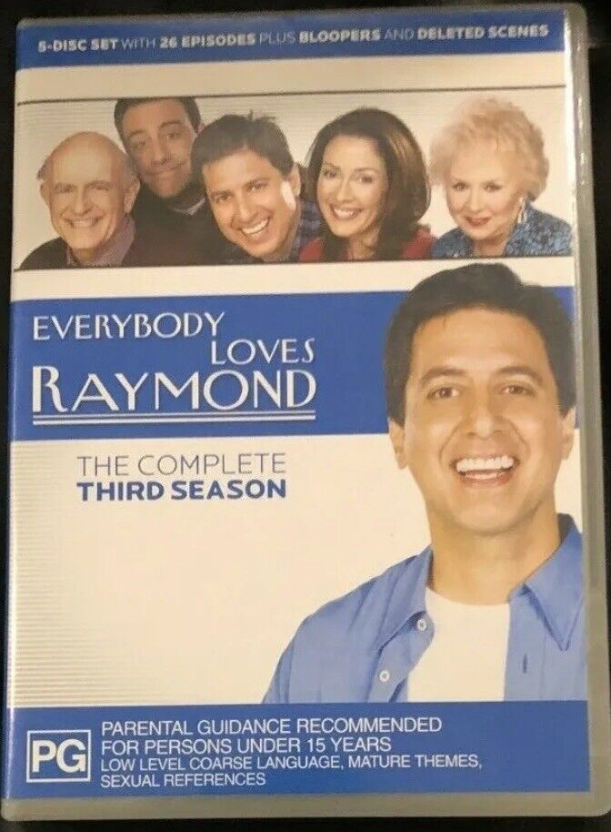 DVD Everybody Loves Raymond Complete Third Season 3 1998 5 Disc Set TV Series