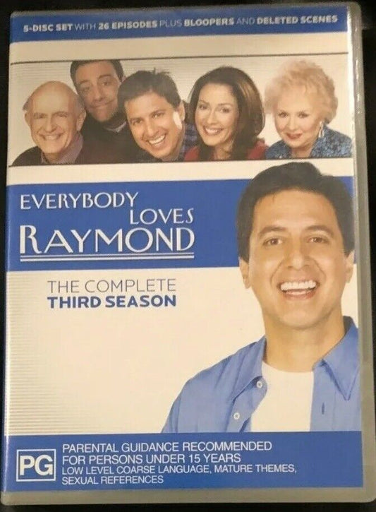 DVD Everybody Loves Raymond Complete Third Season 3 1998 5 Disc Set TV Series