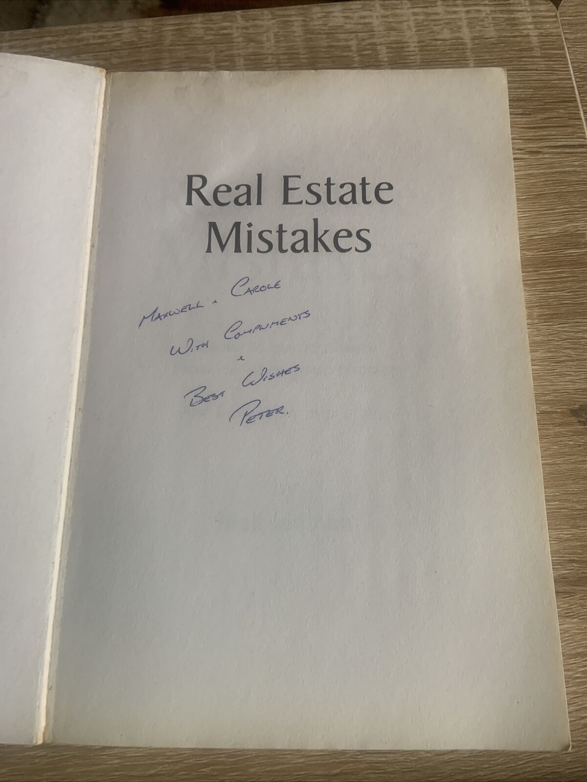 PB Signed By NEIL JENMAN Real Estate Mistakes How To Avoid Them Save Your MONEY