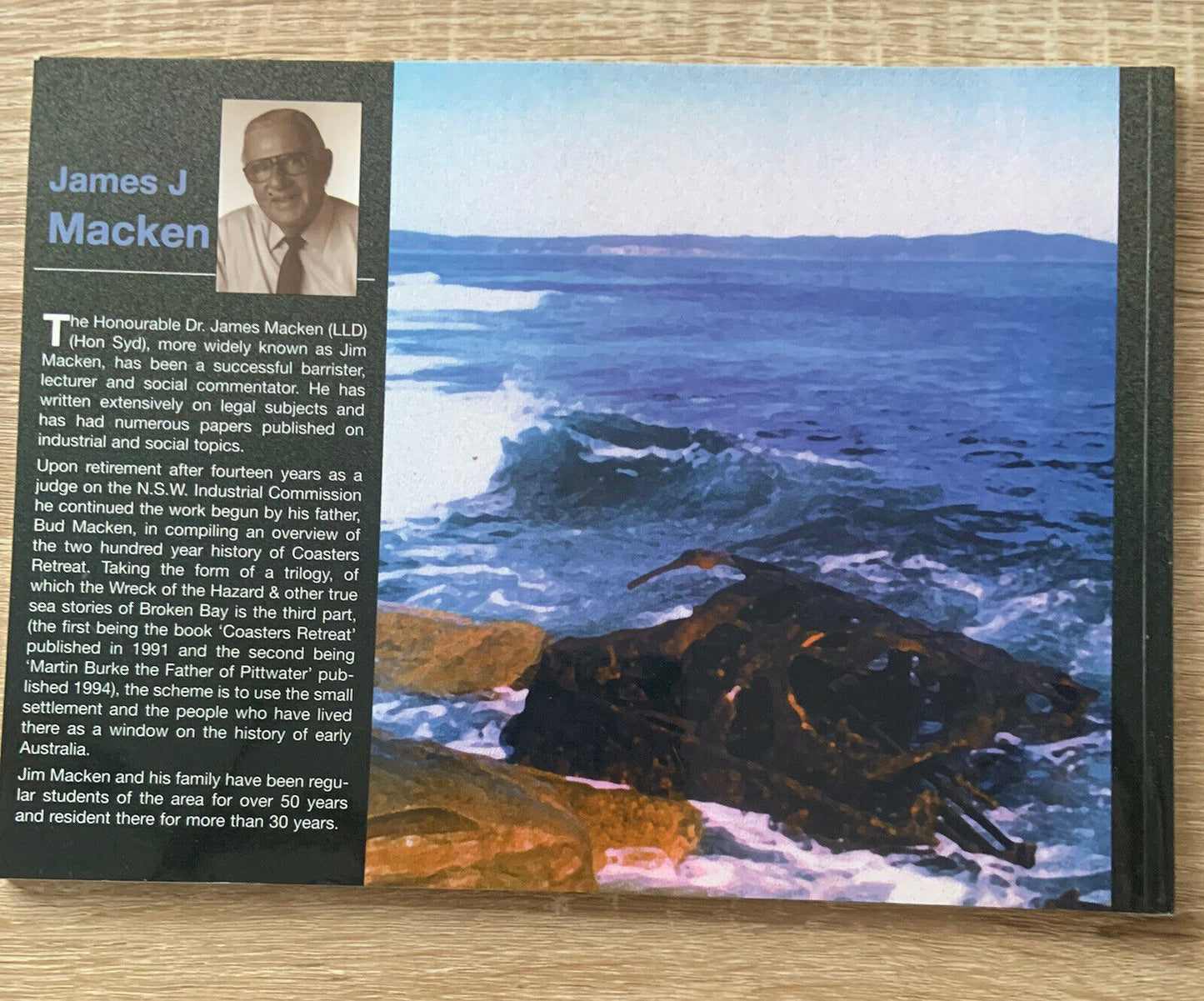 The Wreck of Hazard & Other True Sea Stories of Broken Bay Signed by Jim Macken