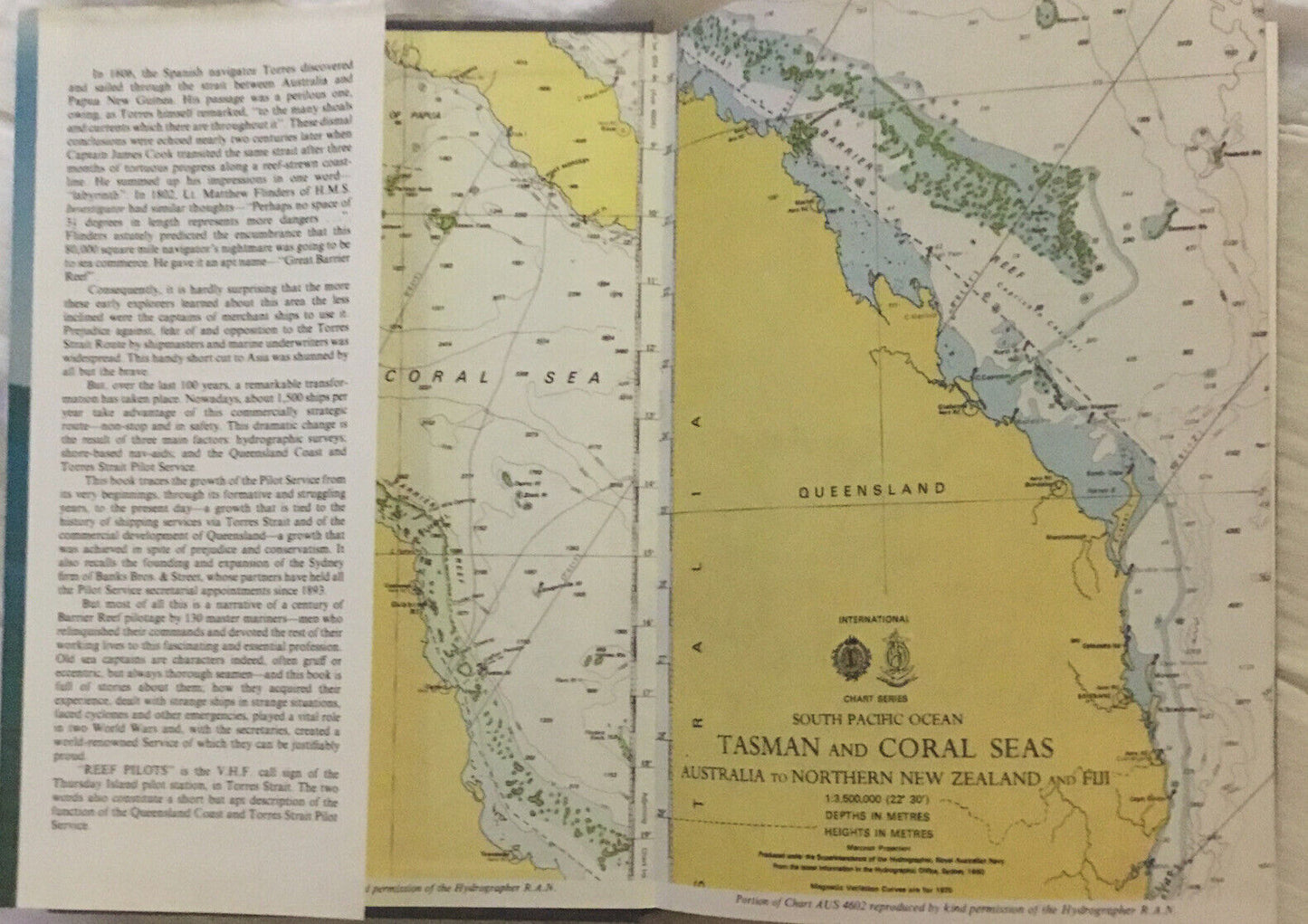 Signed REEF PILOTS Capt John C H Foley QLD COAST & TORRES STRAIT PILOT SERVICE