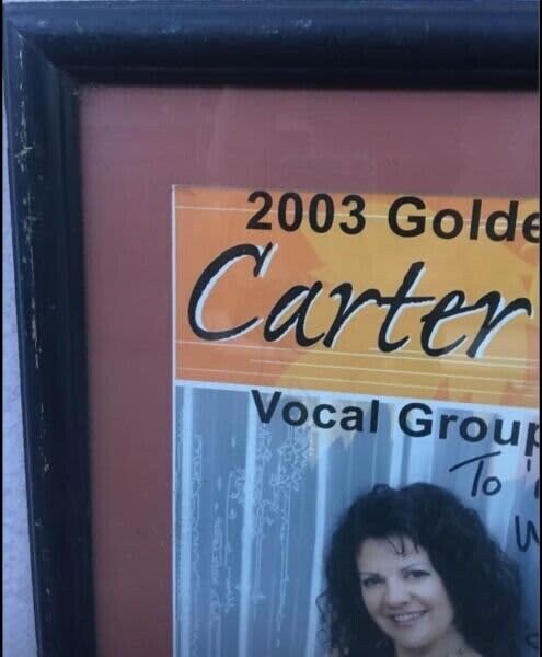 CARTER & CARTER SIGNED Poster AUSTRALIAN COUNTRY MUSIC Golden Guitar Winner 2003
