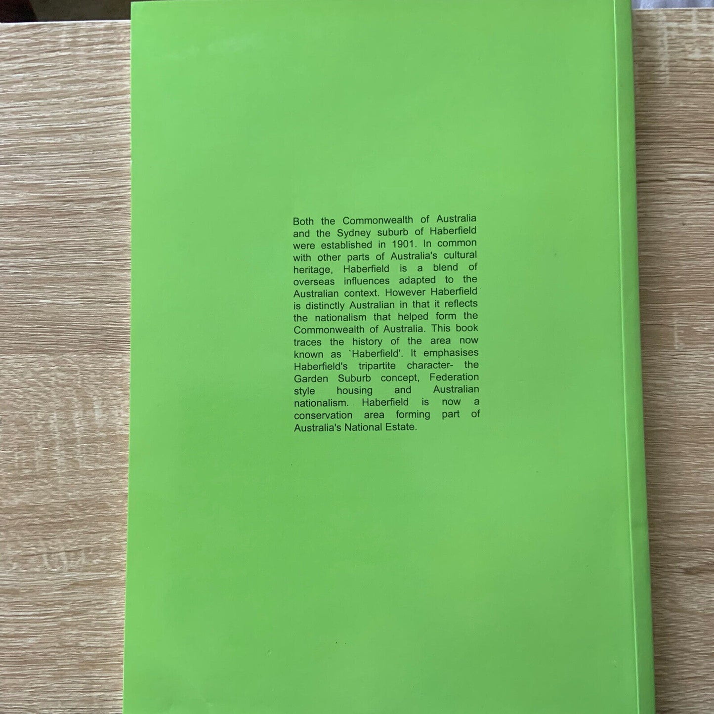 PB Signed by Author HABERFIELD Distinctly Australian Vincent Crow 77 Page Extras
