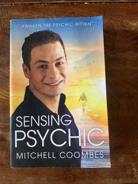 PB Book Signed Copy SENSING PSYCHIC by Mitchell Coombes 2016 " To Ashleigh "