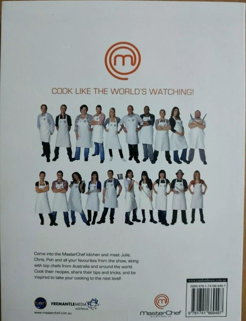 MASTERCHEF Australia THE COOKBOOK Volume One SIGNED Marion Contestant Journey