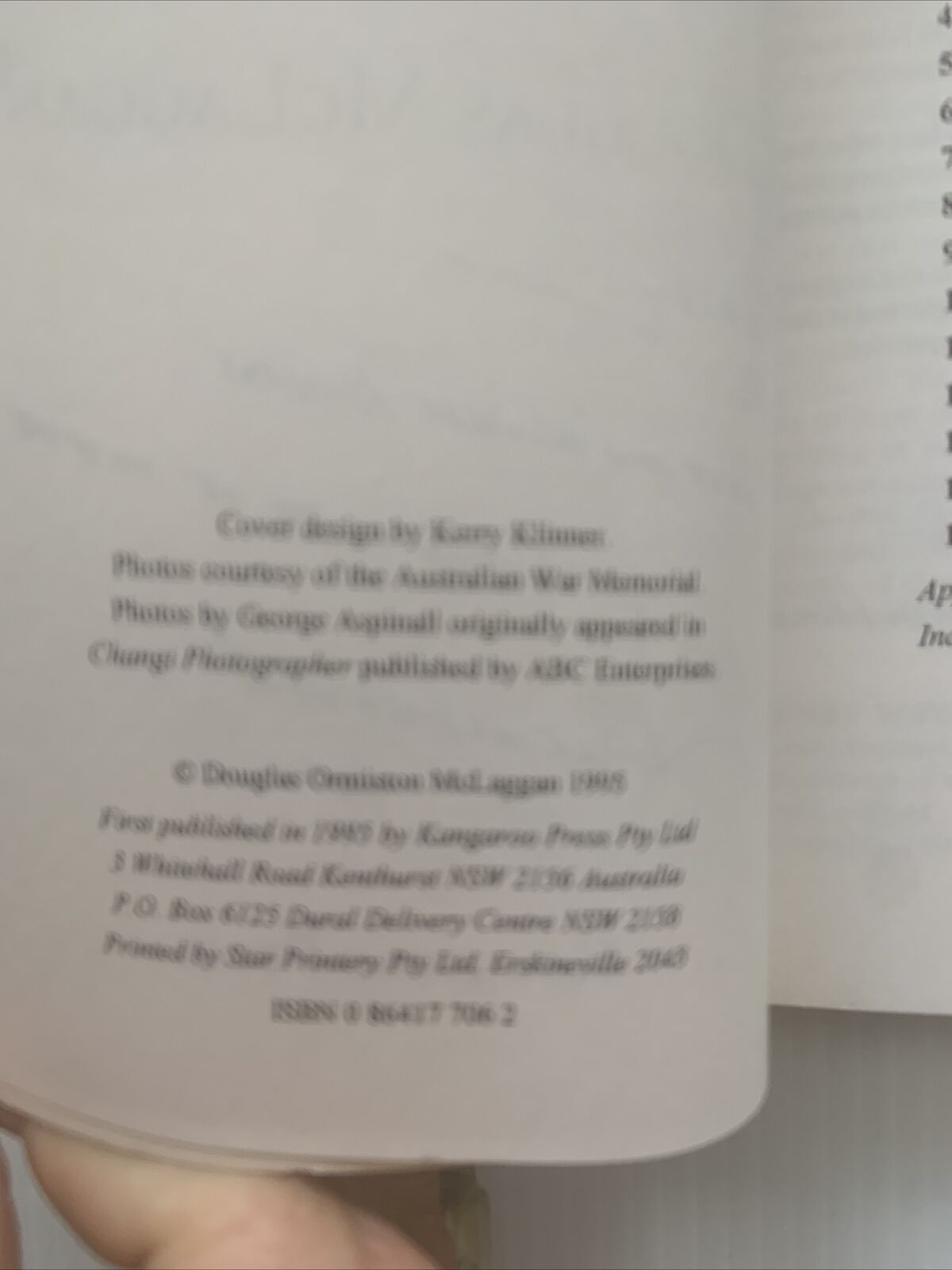 Signed* THE WILL TO SURVIVE A Private's View as a POW by Douglas McLaggan 1995
