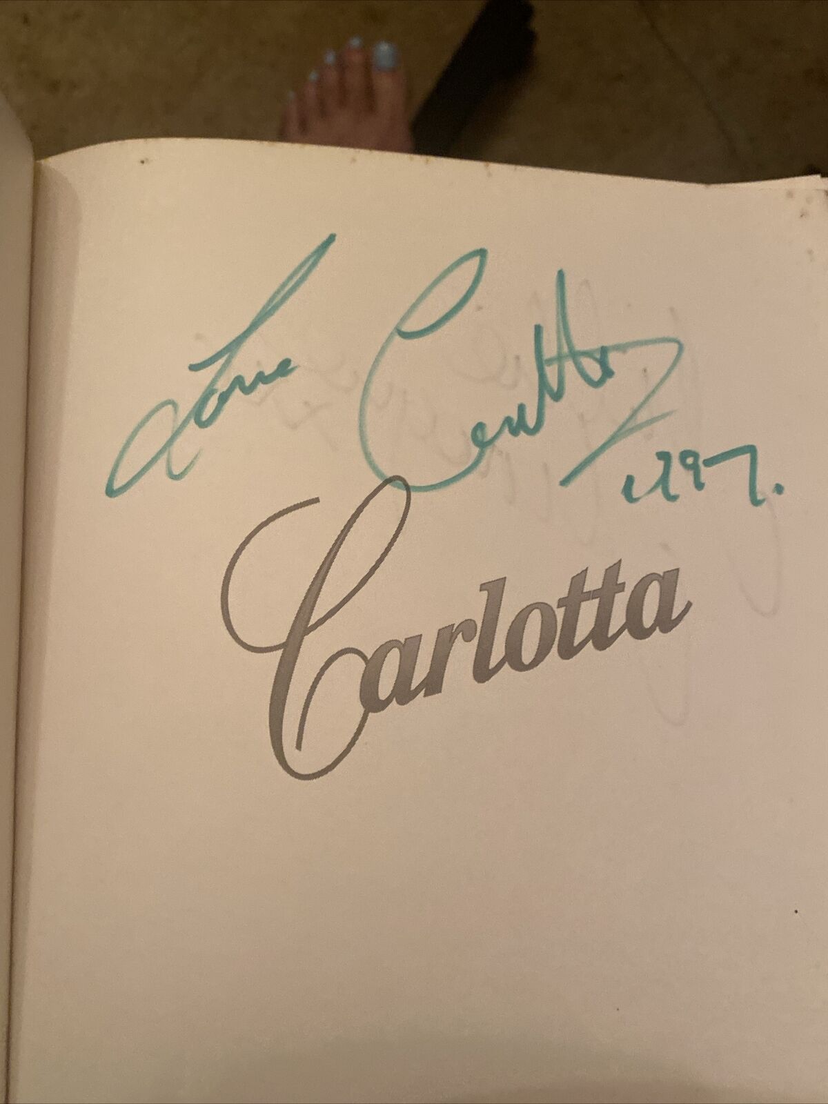 PB He Did it Her Way CARLOTTA Legend of Les Girls James Cockington 1997 SIGNED