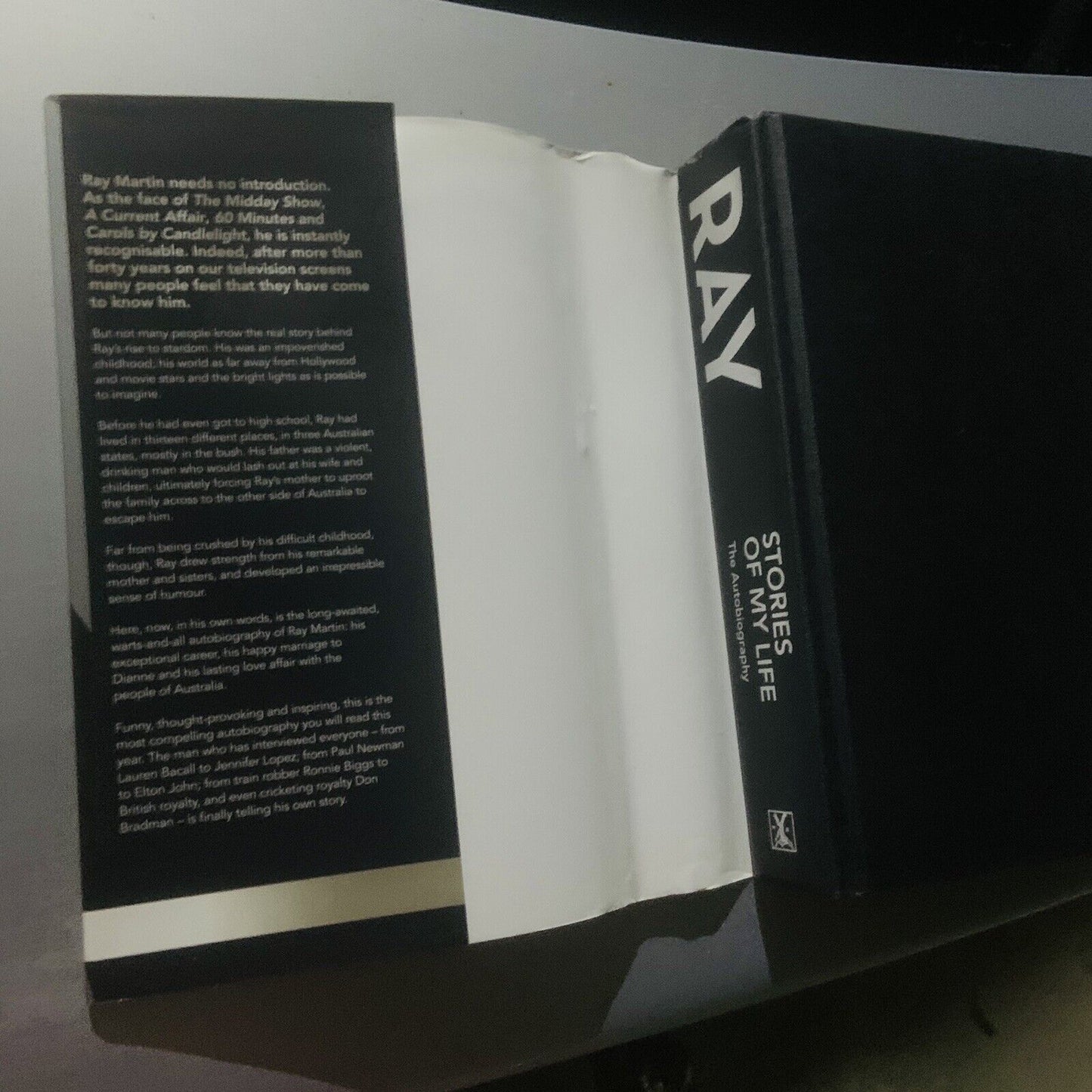 HC Book Signed RAY Stories Of My Life The Autobiography Ray Martin Australian