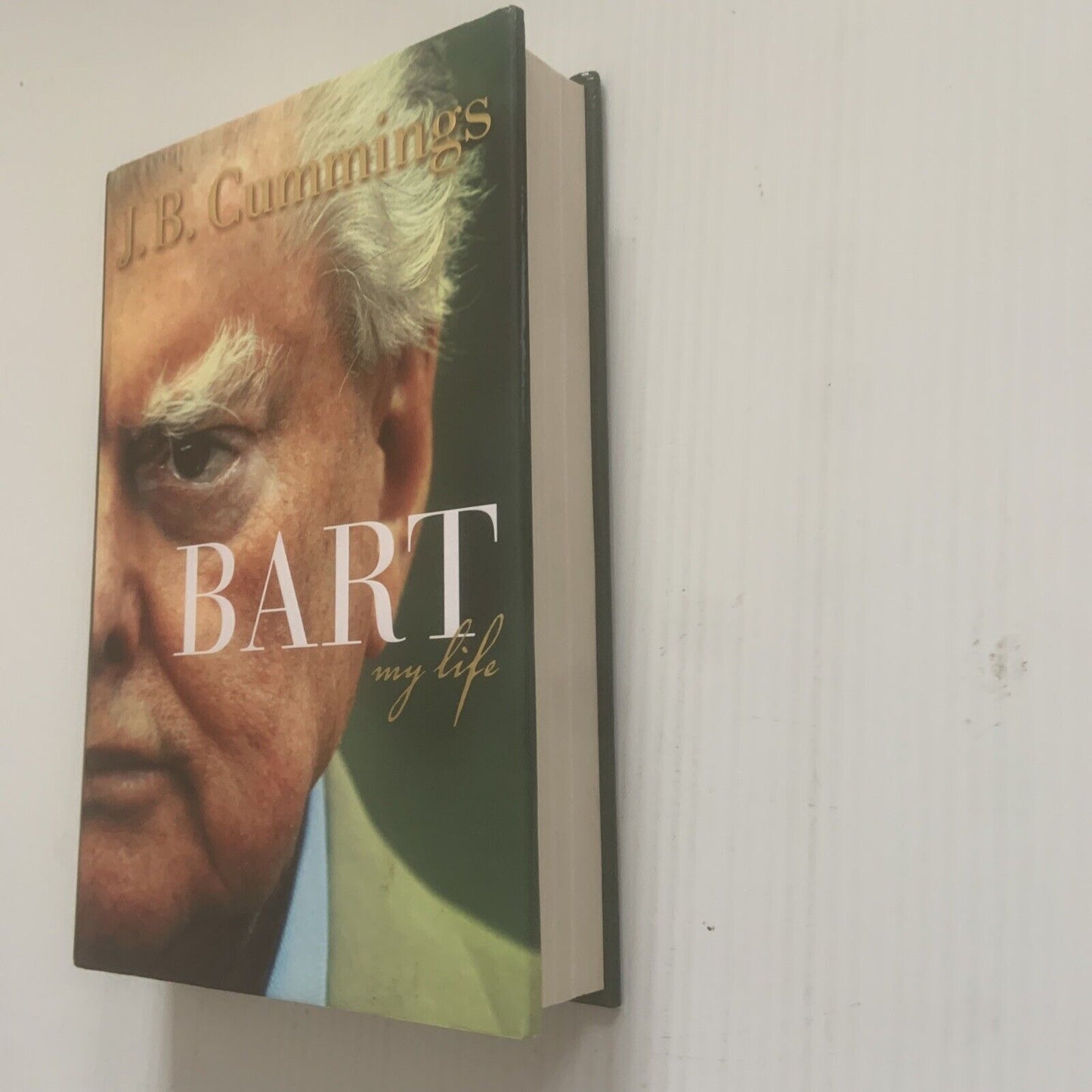 PB J B CUMMINGS Biography Author Signed Horse Racing Melbourne Cup Memoir Bart
