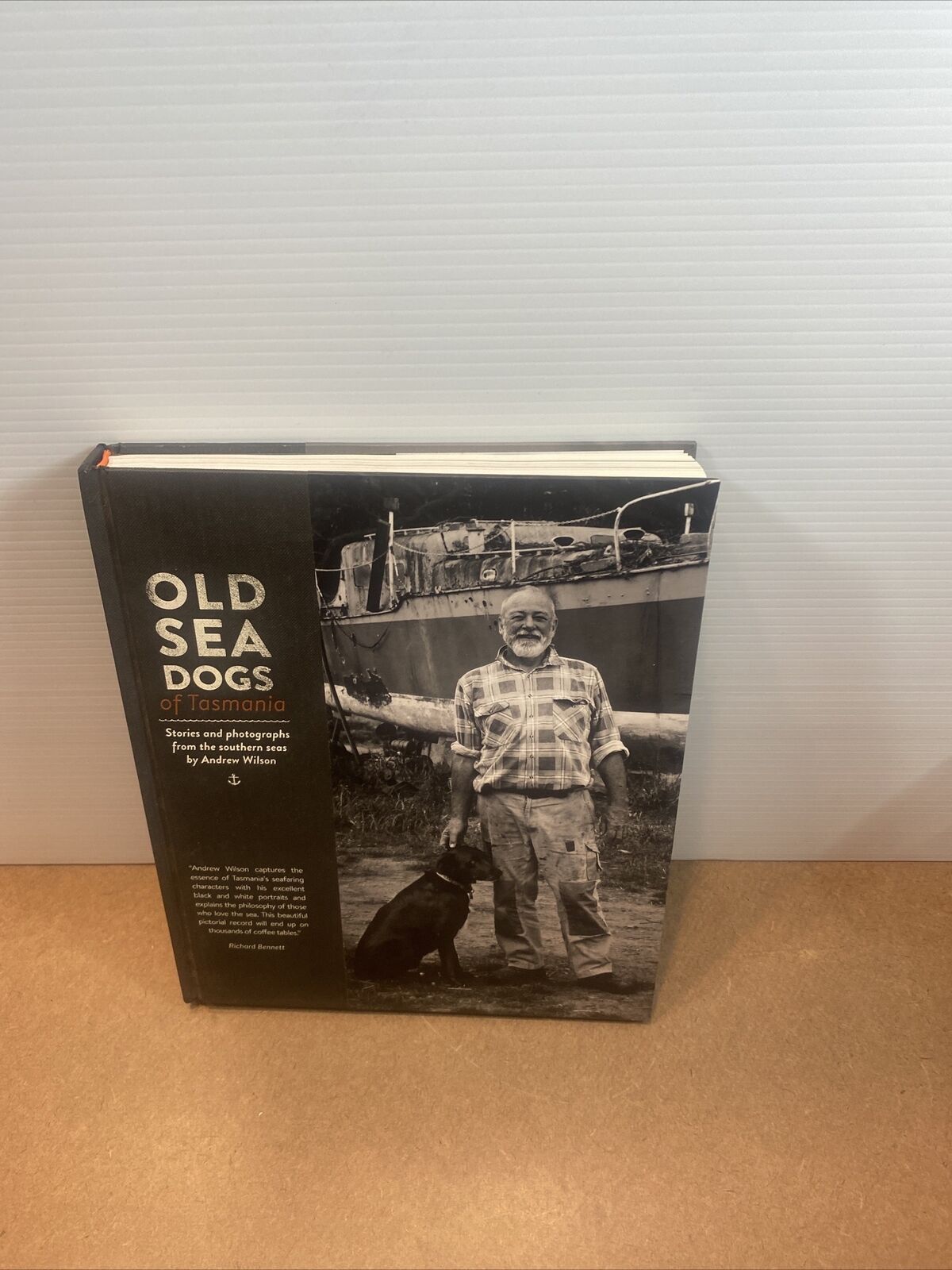 HC Book Signed OLD SEA DOGS of TASMANIA Book by Andrew B Wilson Large