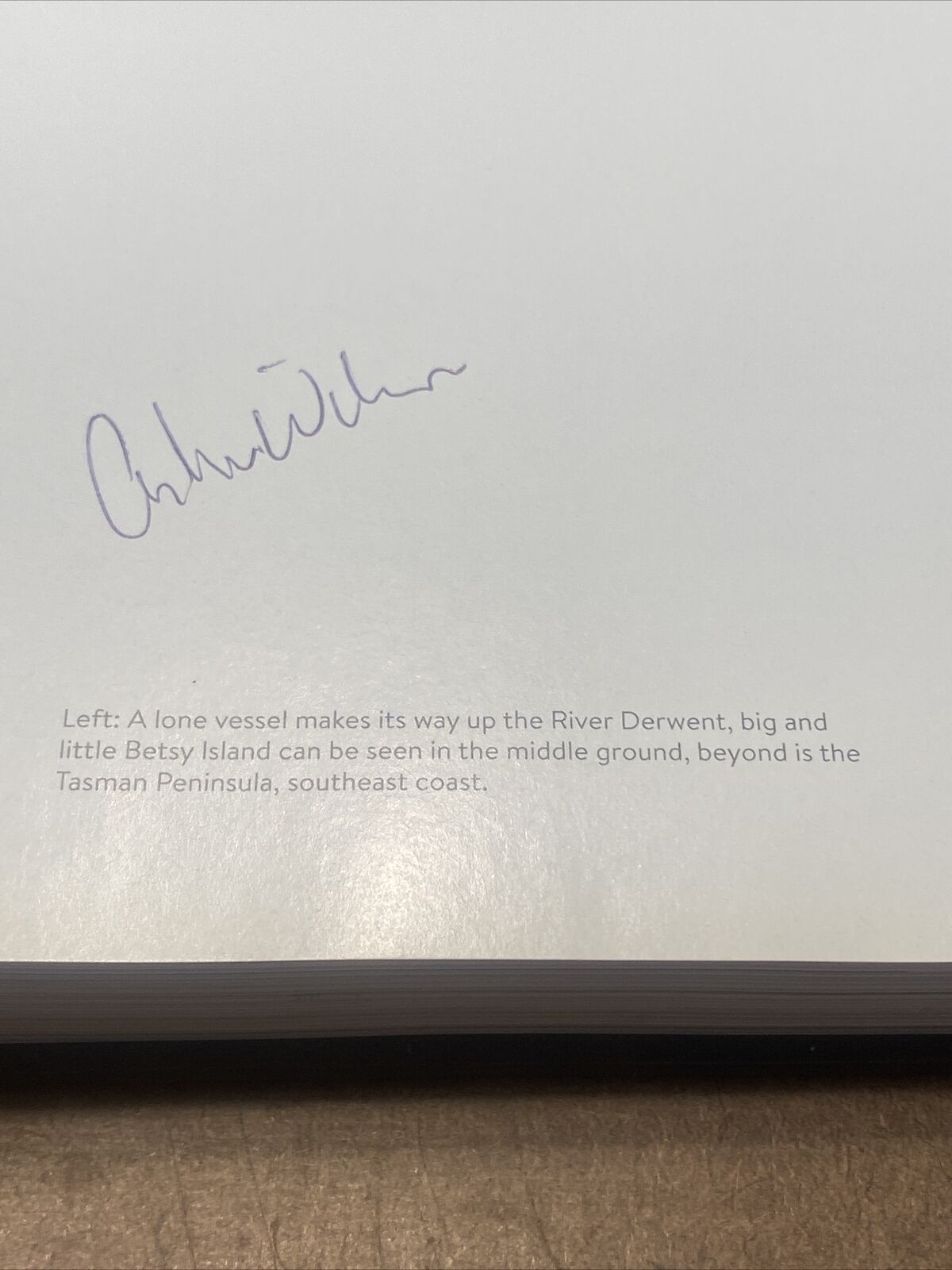HC Book Signed OLD SEA DOGS of TASMANIA Book by Andrew B Wilson Large