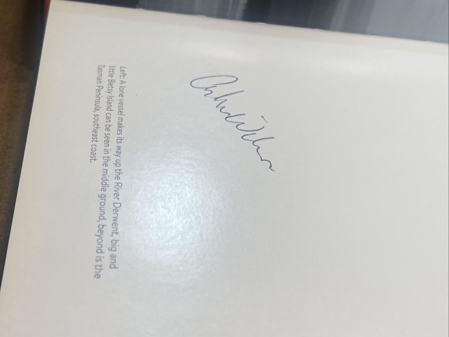 HC Book Signed OLD SEA DOGS of TASMANIA Book by Andrew B Wilson Large