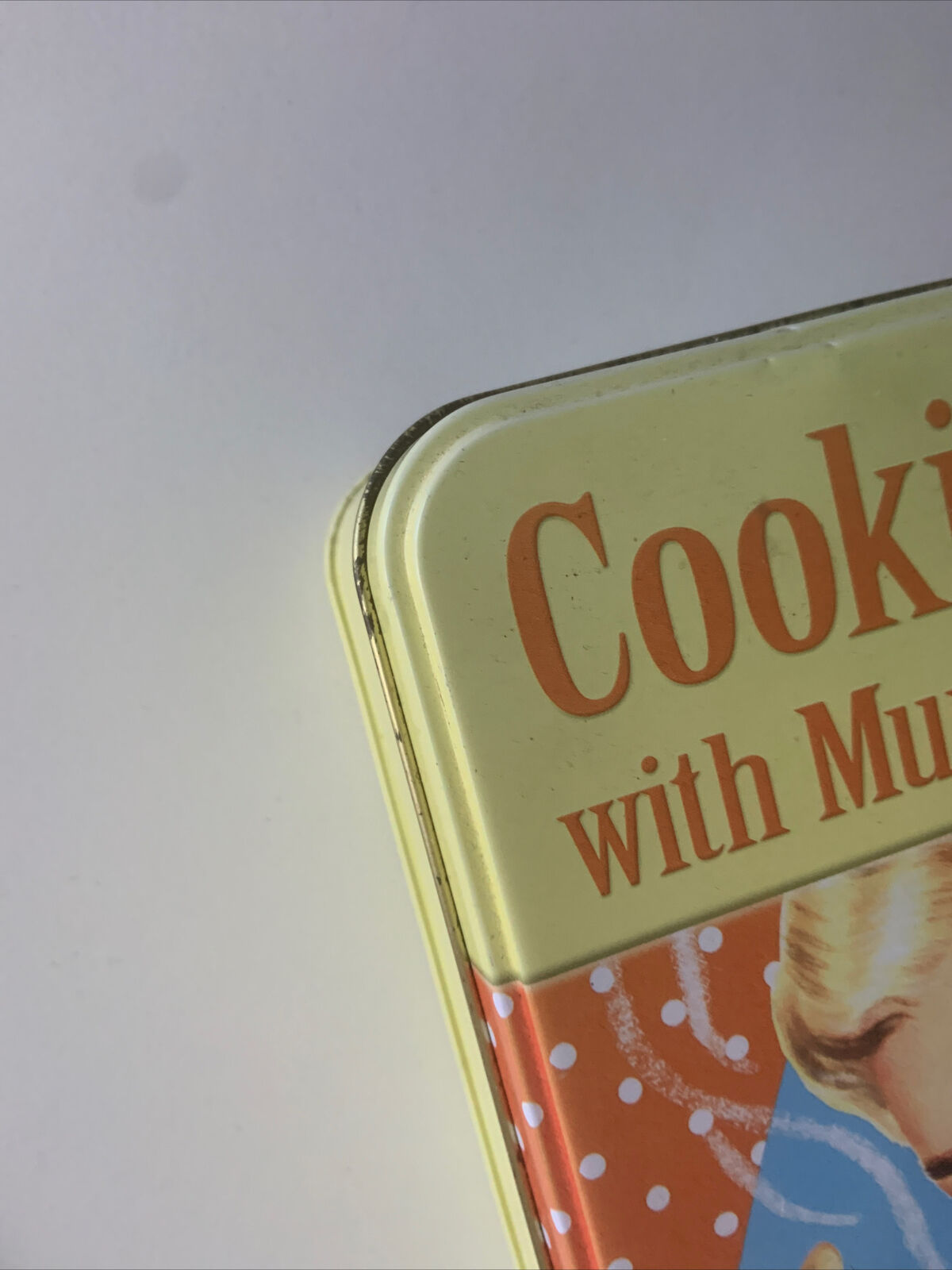 Metal Tin COOKING WITH MUM Recipe Cards Collectables W 40 Large Igloo Books
