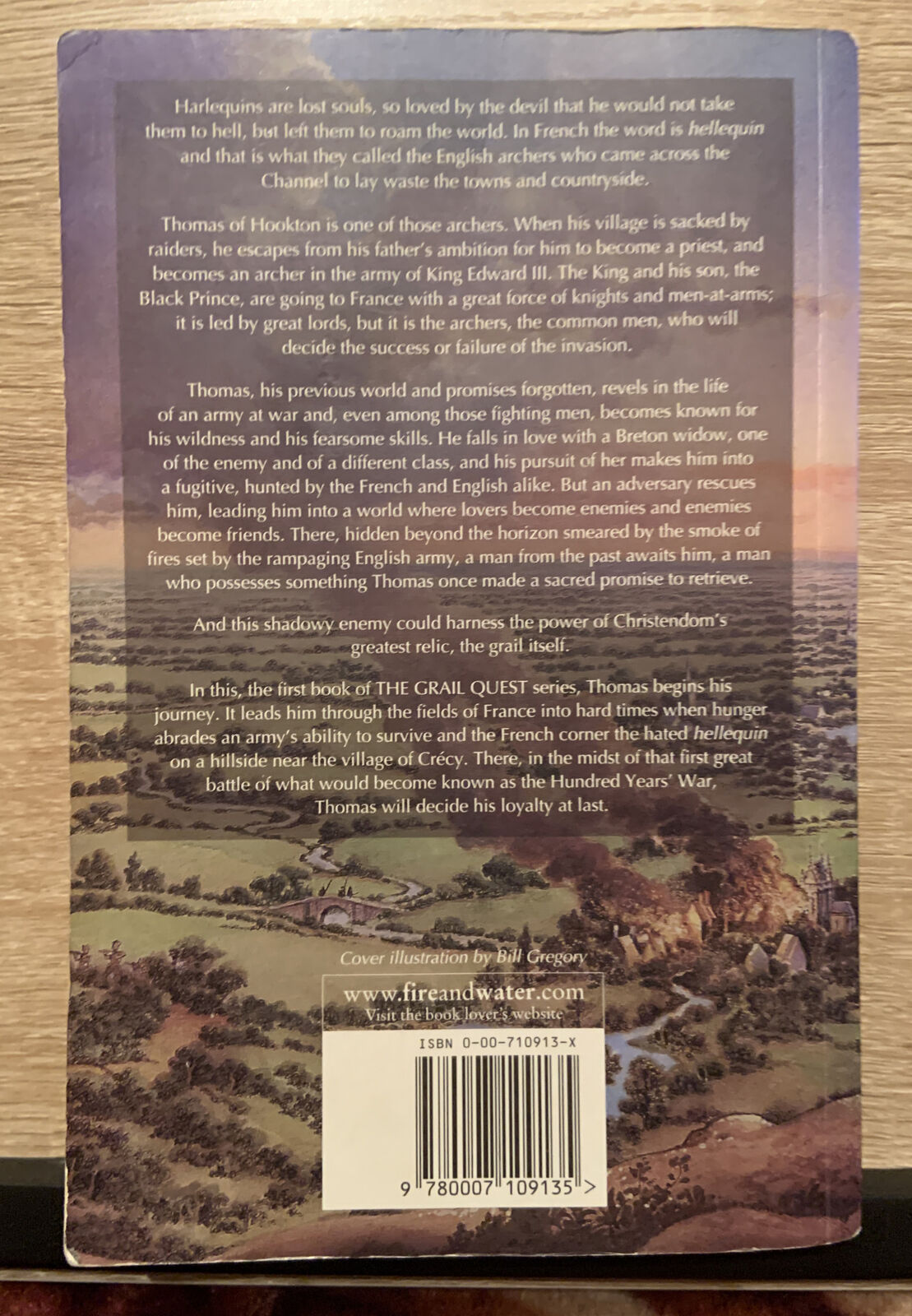 Bernard Cornwell HARLEQUIN The Grail Quest Superb Historic Action Large PB
