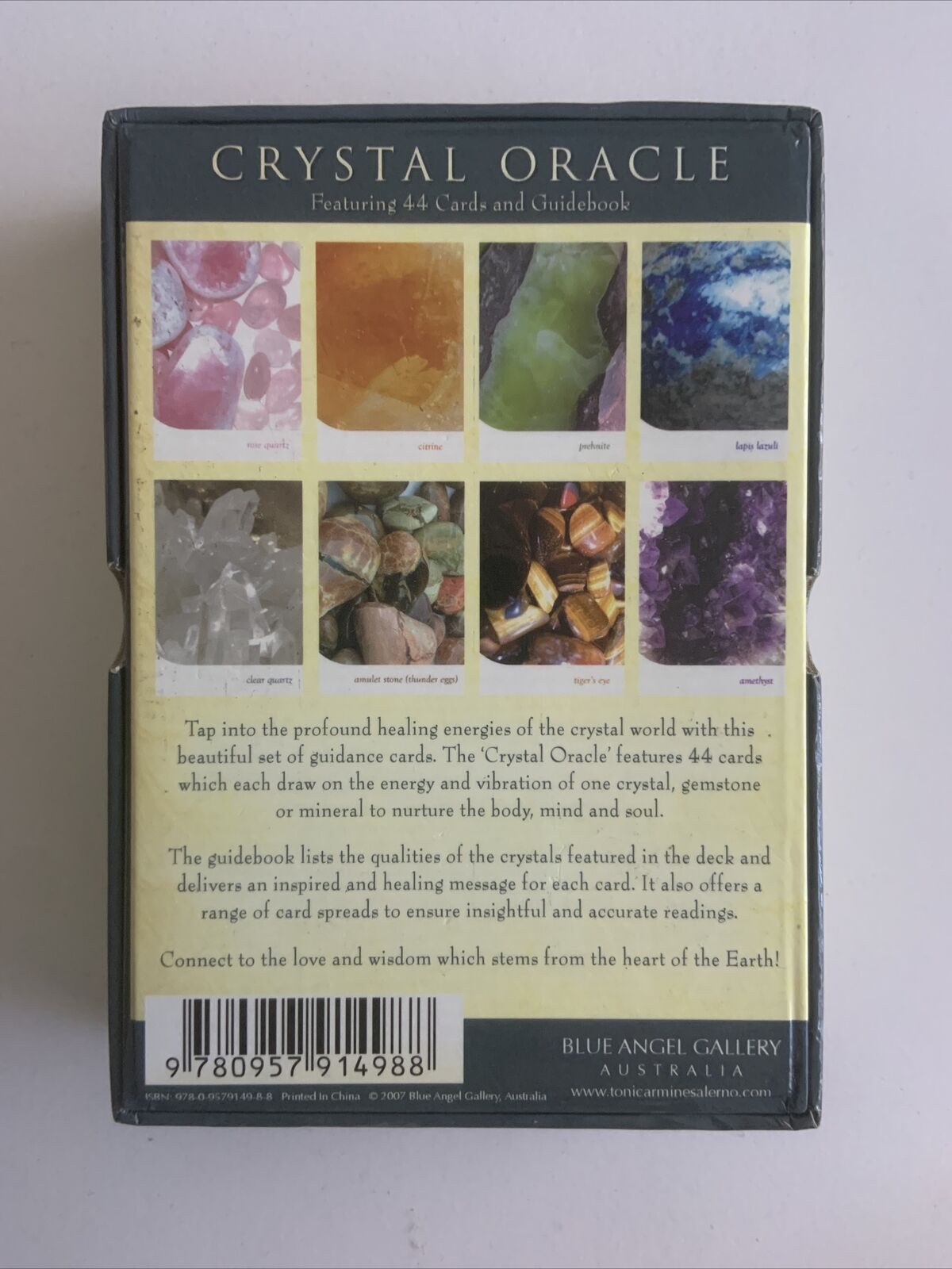 ORACLE CARDS CRYSTAL ORACLE by Toni Carmine Salerno Unsealed Box 2004 NEW