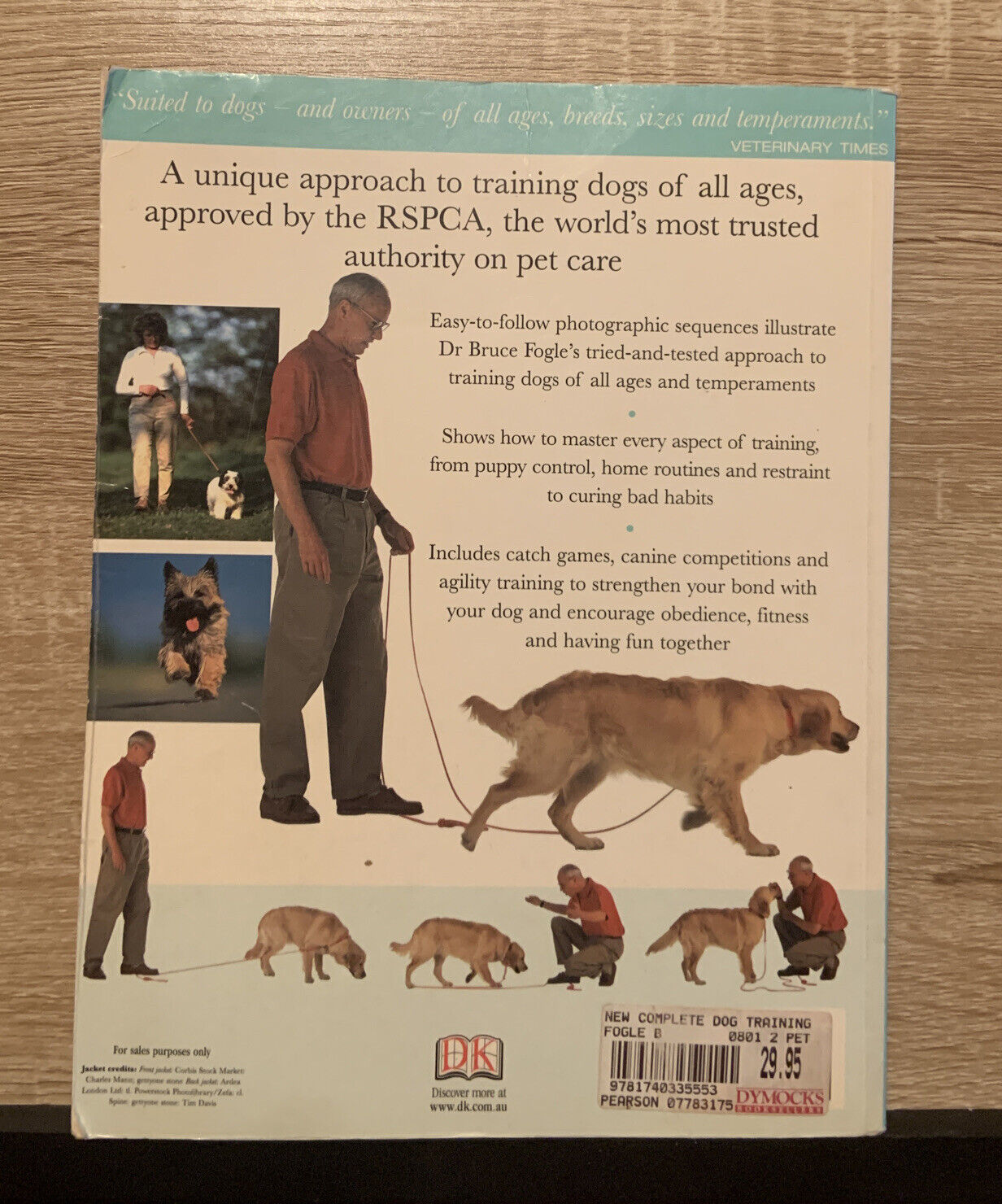 PB Book RSPCA The New Complete Guide To Dog Training Manual Dr Bruce Fogle Large