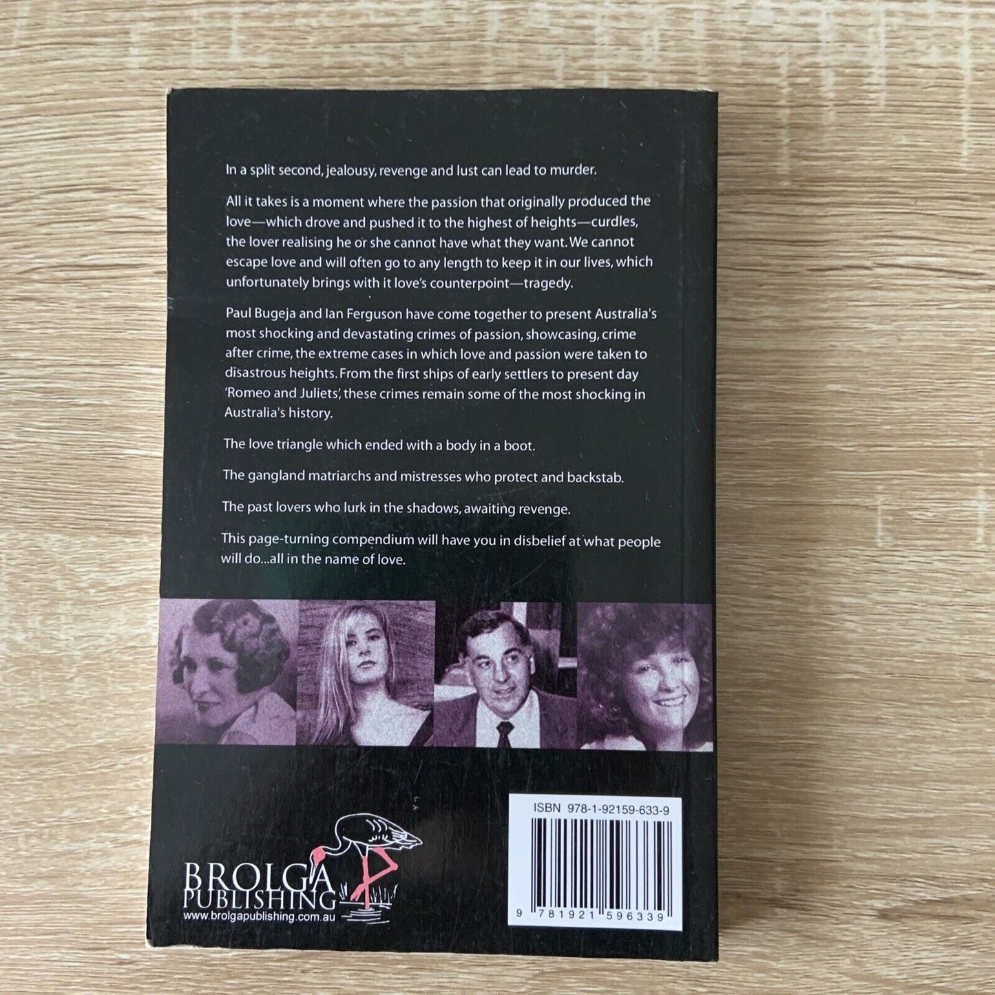 Crimes of Passion That Shocked Australia by Paul Bugeja Ian Ferguson Paperback