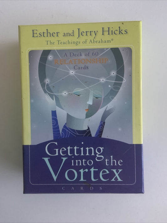 ORACLE CARDS GETTING INTO THE VORTEX by Esther & Jerry Hicks Box Set Divination