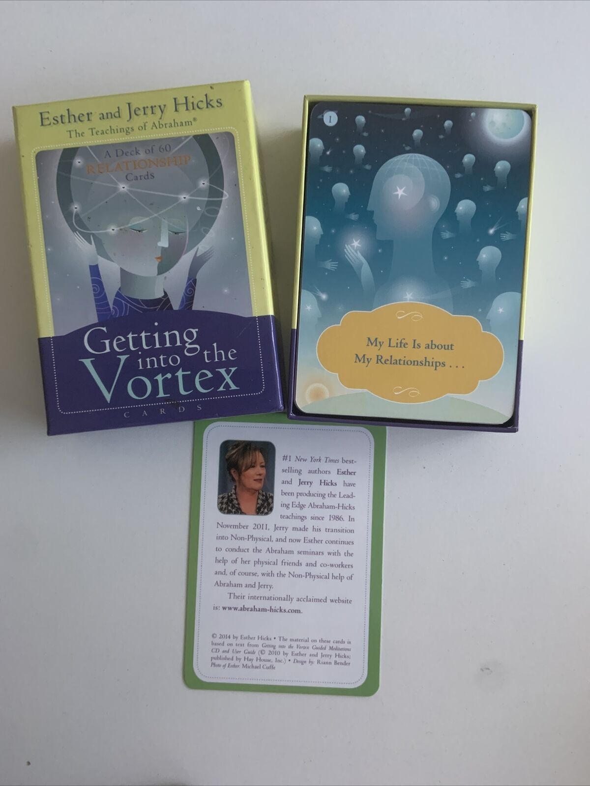 ORACLE CARDS GETTING INTO THE VORTEX by Esther & Jerry Hicks Box Set Divination