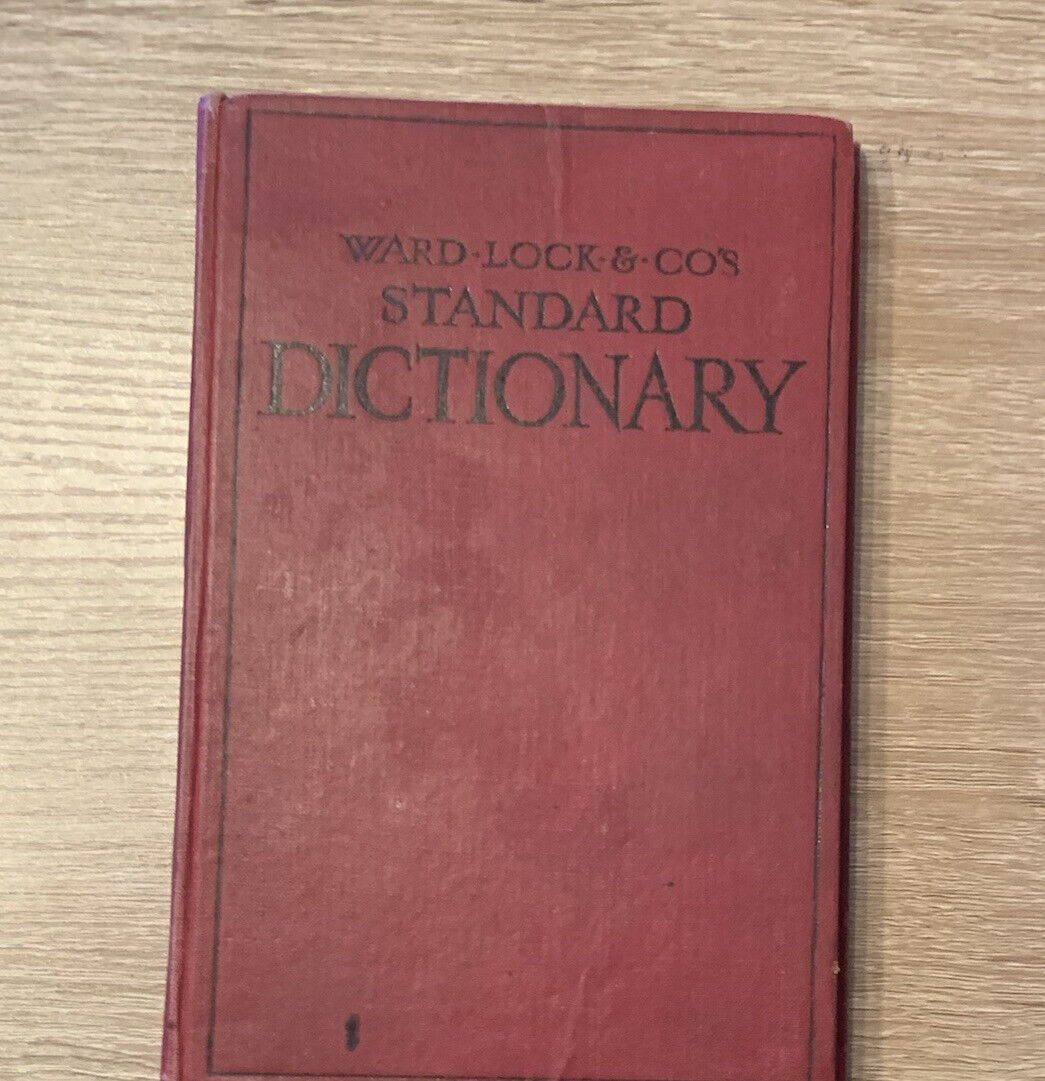 Vintage WARD LOCK & COs Standard DICTIONARY 1950’s HC Book Entirely New Edition