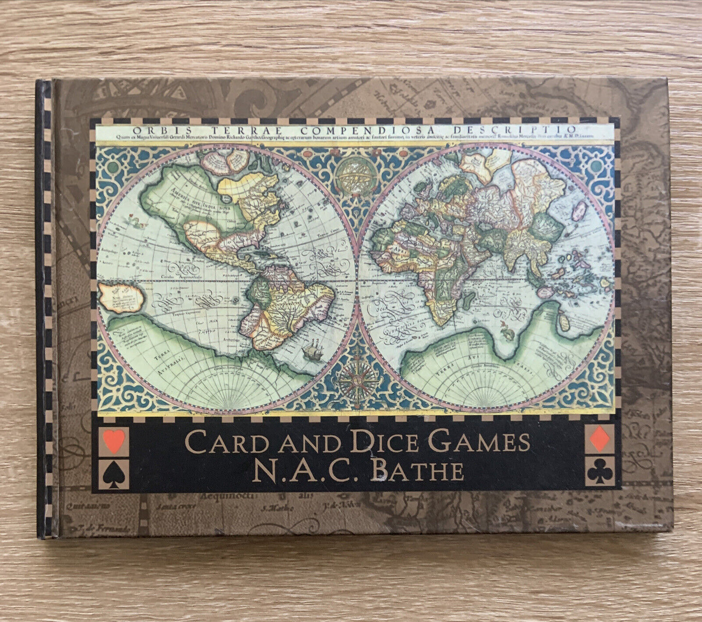 HC Book CARD & DICE GAMES by NAC Bathe How to Play Cards  2001