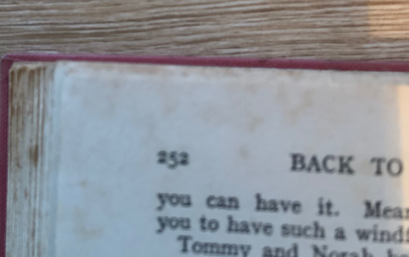 BACK TO BILLABONG By Mary Grant Bruce An Australian Classic.. .Vintage Copy