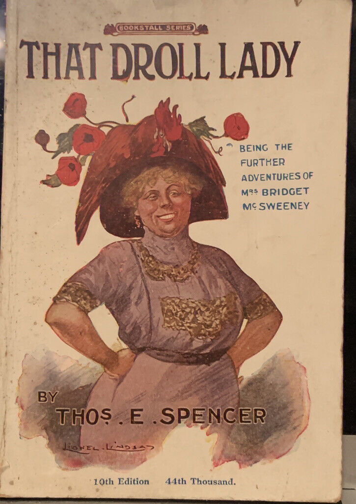PB Book THAT DROLL LADY  By Thos E Spencer Book 1923 Paperback Rare Vintage