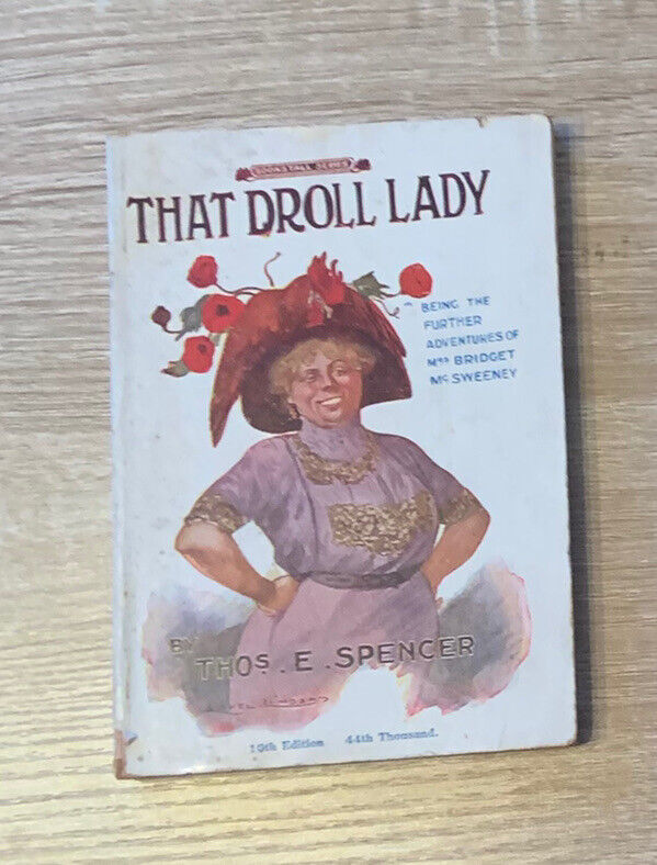 PB Book THAT DROLL LADY  By Thos E Spencer Book 1923 Paperback Rare Vintage