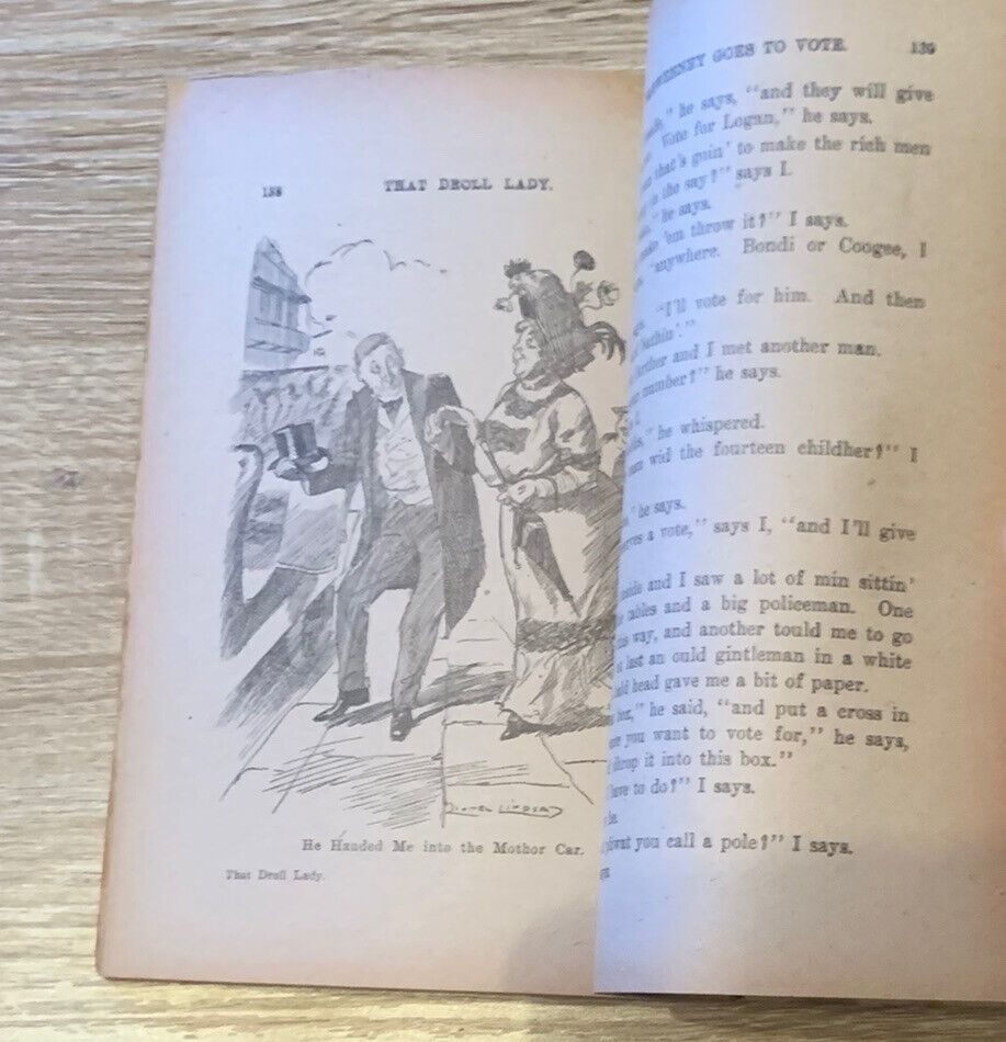 PB Book THAT DROLL LADY  By Thos E Spencer Book 1923 Paperback Rare Vintage