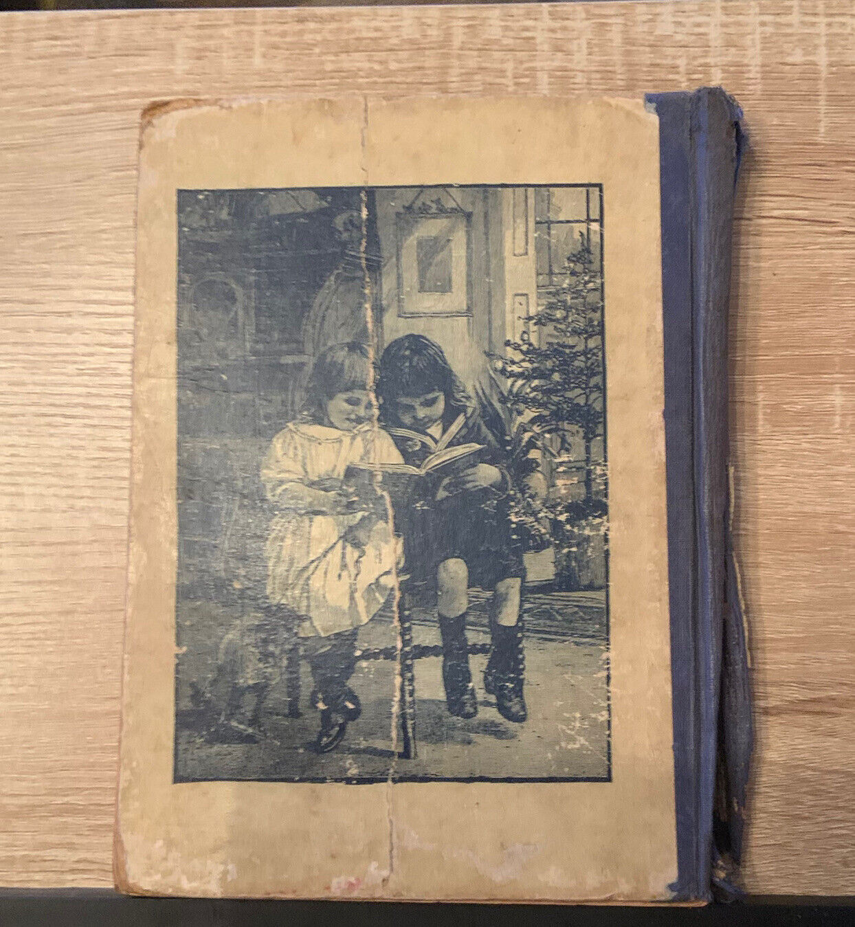 Rare GOLDEN HOURS 1903 Childrens Book Conkey Company Chicago HC Fair Condition