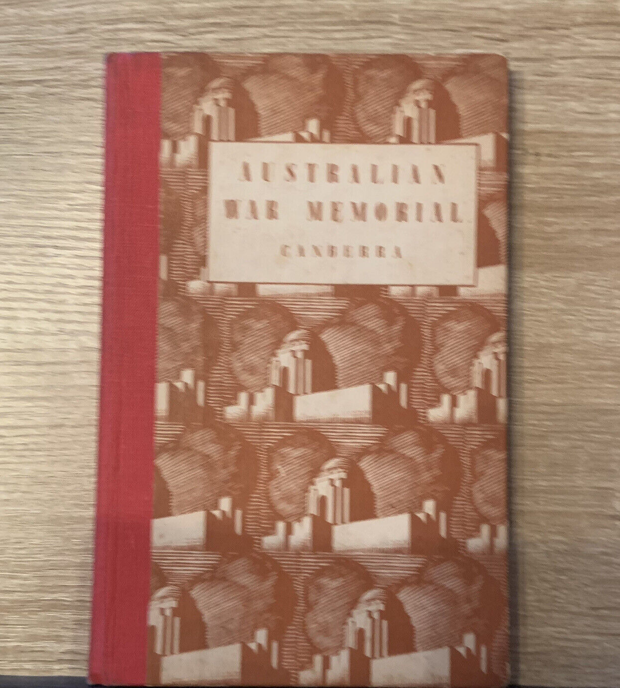 1950 AUSTRALIAN WAR MEMORIAL Canberra Handbook & Guide Book HC + Map