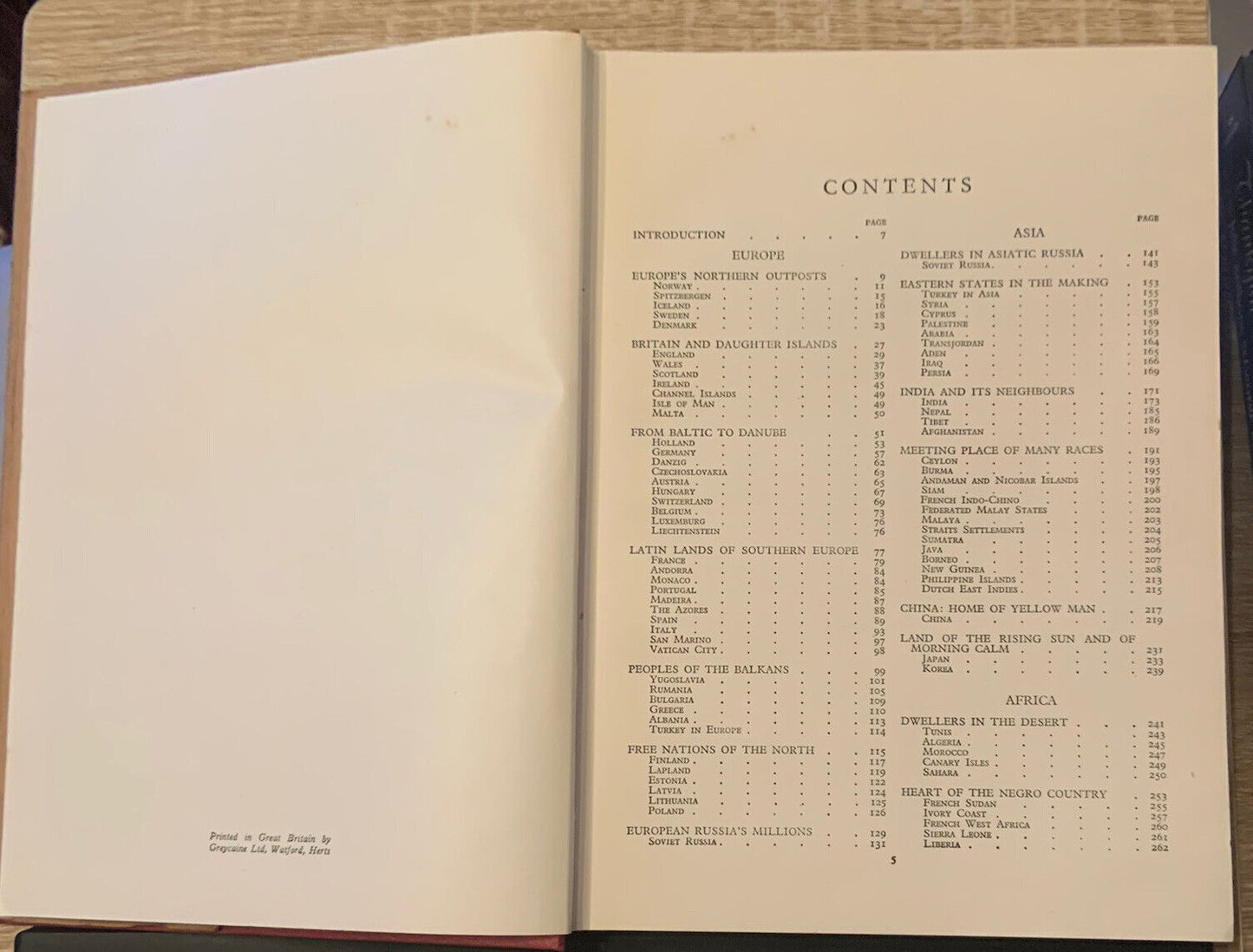 HC Book PEOPLES OF THE WORLD IN PICTURES 1936 Leather HAROLD WHEELER B&W Photos