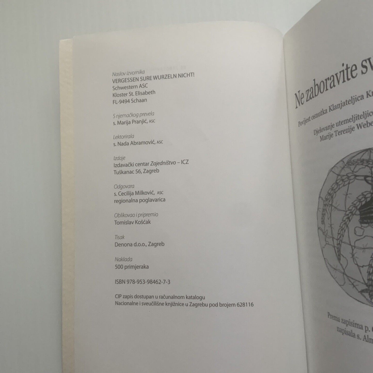Ne Zaboravite Svoje Korijene! Povijest Osnutka Klanjateljica Krvi Kristovi PB 07
