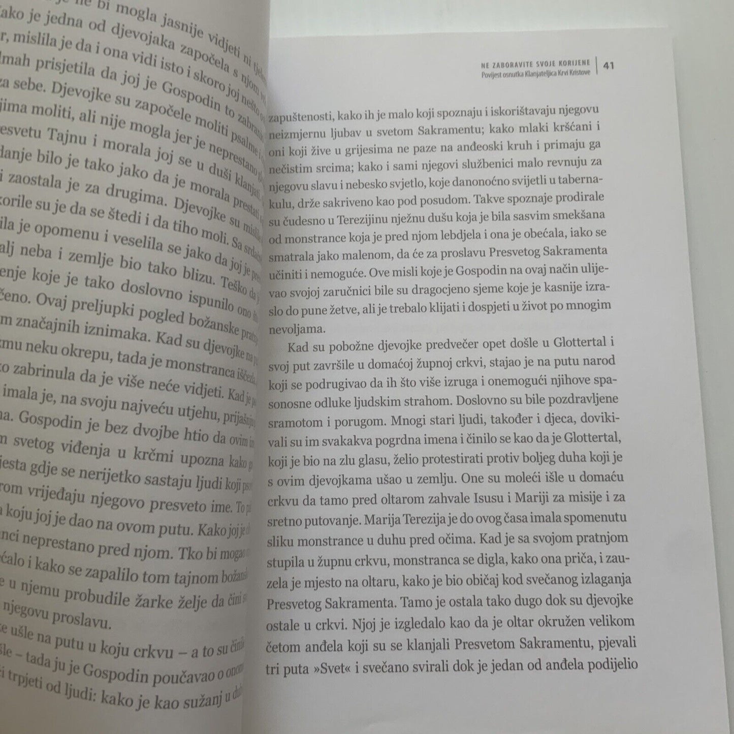 Ne Zaboravite Svoje Korijene! Povijest Osnutka Klanjateljica Krvi Kristovi PB 07