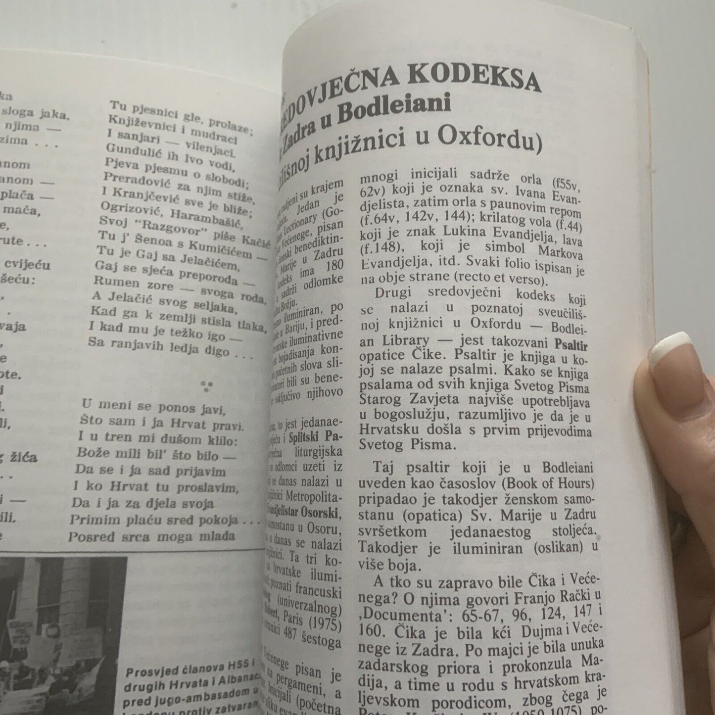 Vintage KALENDAR 1983 Hrvatski Seljacka Stranka HSS Yearly Publication Booklet