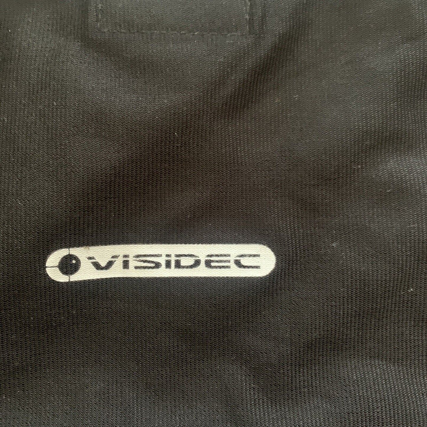 VISIDEC Notebook Black Fabric Protective Dust Bag Cover 26x33cm Hook Loop