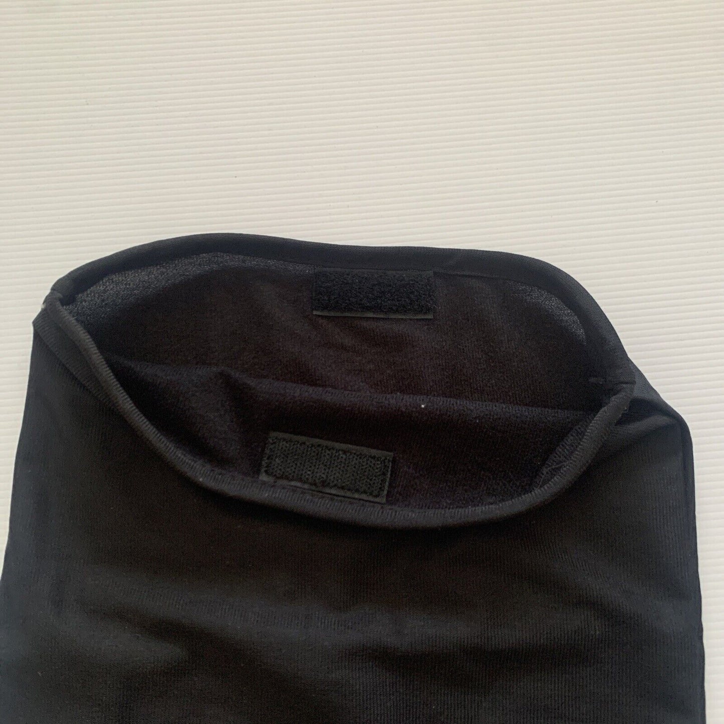 VISIDEC Notebook Black Fabric Protective Dust Bag Cover 26x33cm Hook Loop