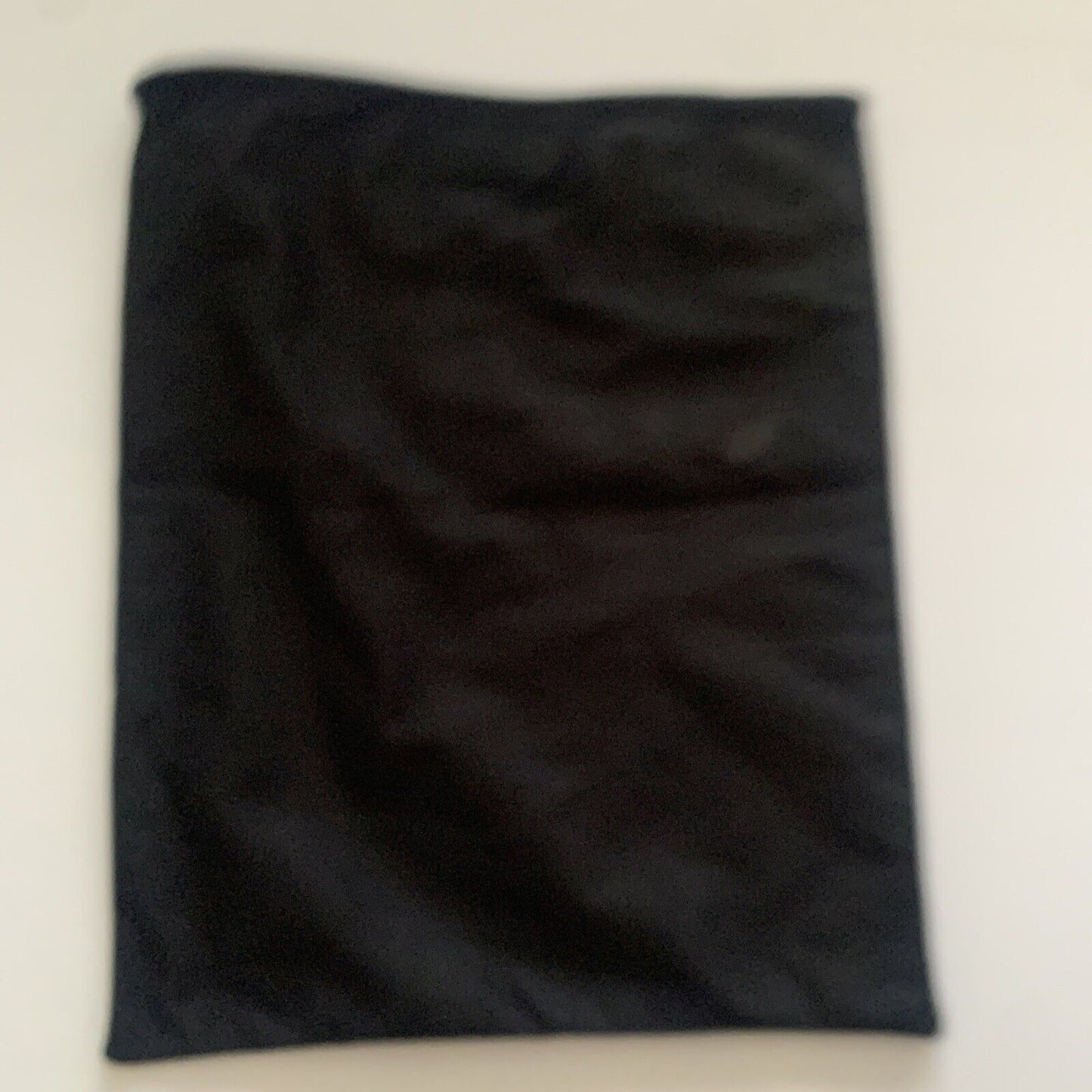 VISIDEC Notebook Black Fabric Protective Dust Bag Cover 26x33cm Hook Loop