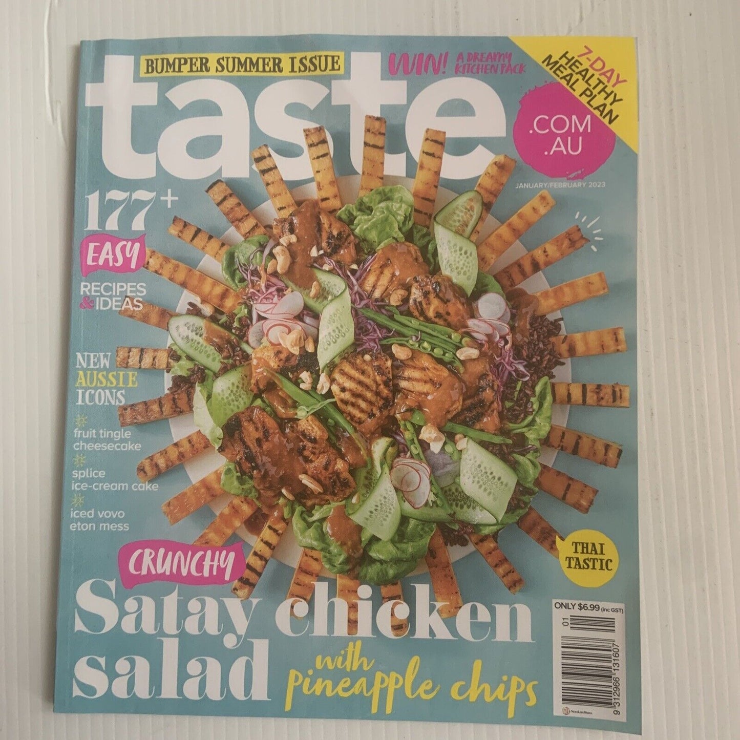 Magazine TASTE January February 2023 105 SATAY CHICKEN SALAD PINEAPPLE CHIPS NEW