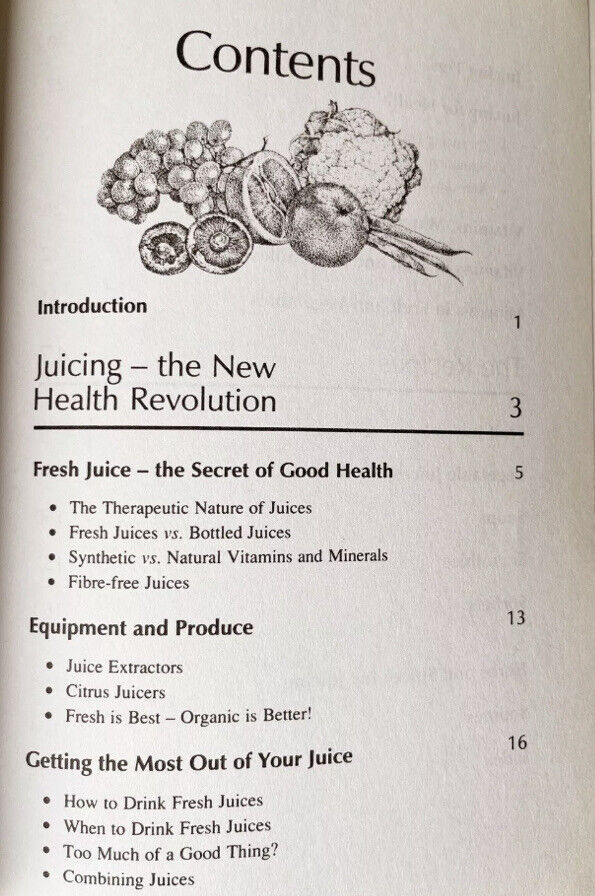 PB JUICING FOR HEALTH by Julie Stafford 200+ Recipes for Fruit & Vegetable Juice